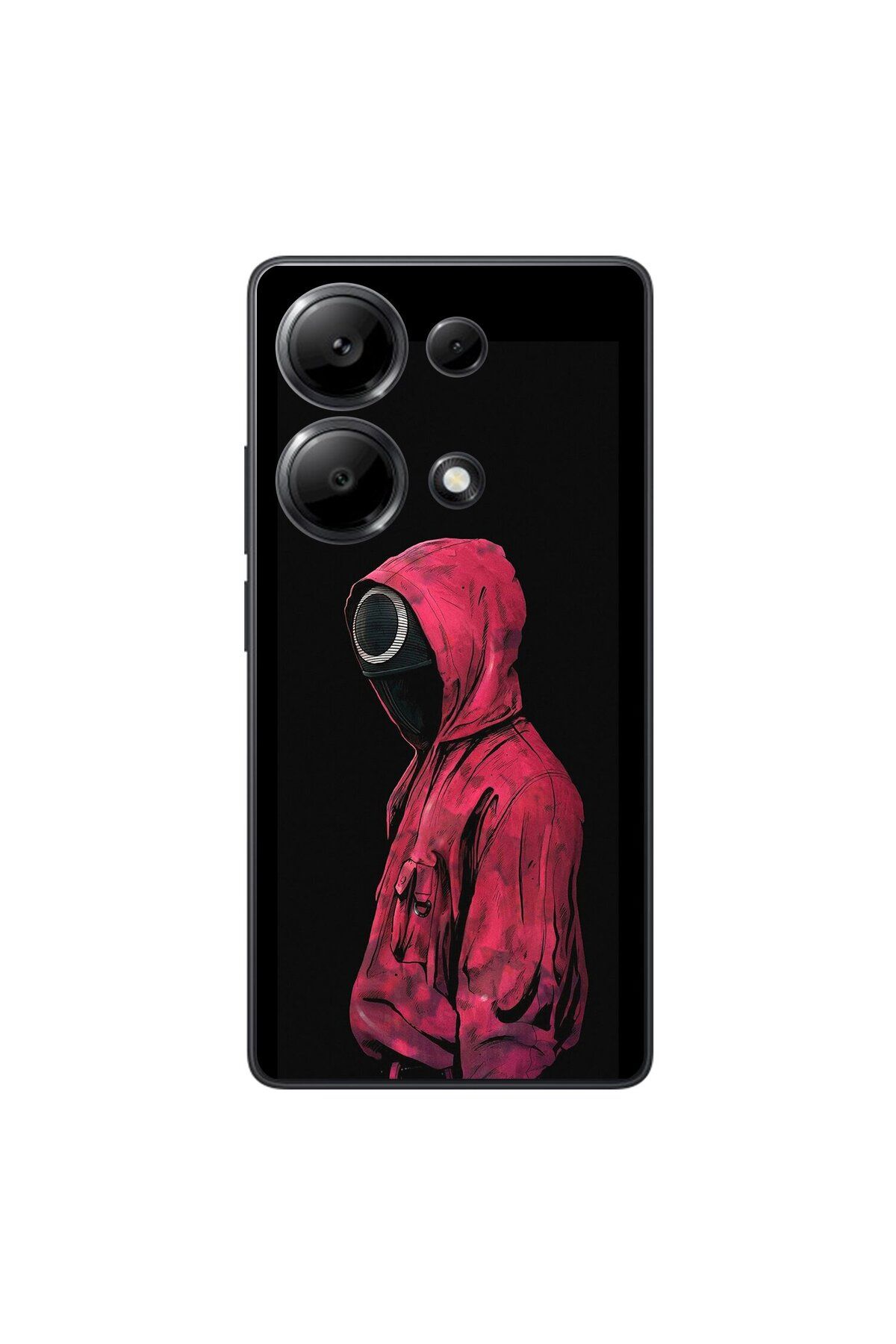 Dali Design Xiaomi Redmi Note 13 Pro Uyumlu Şeffaf Kılıf Squid Game Tasarımlı