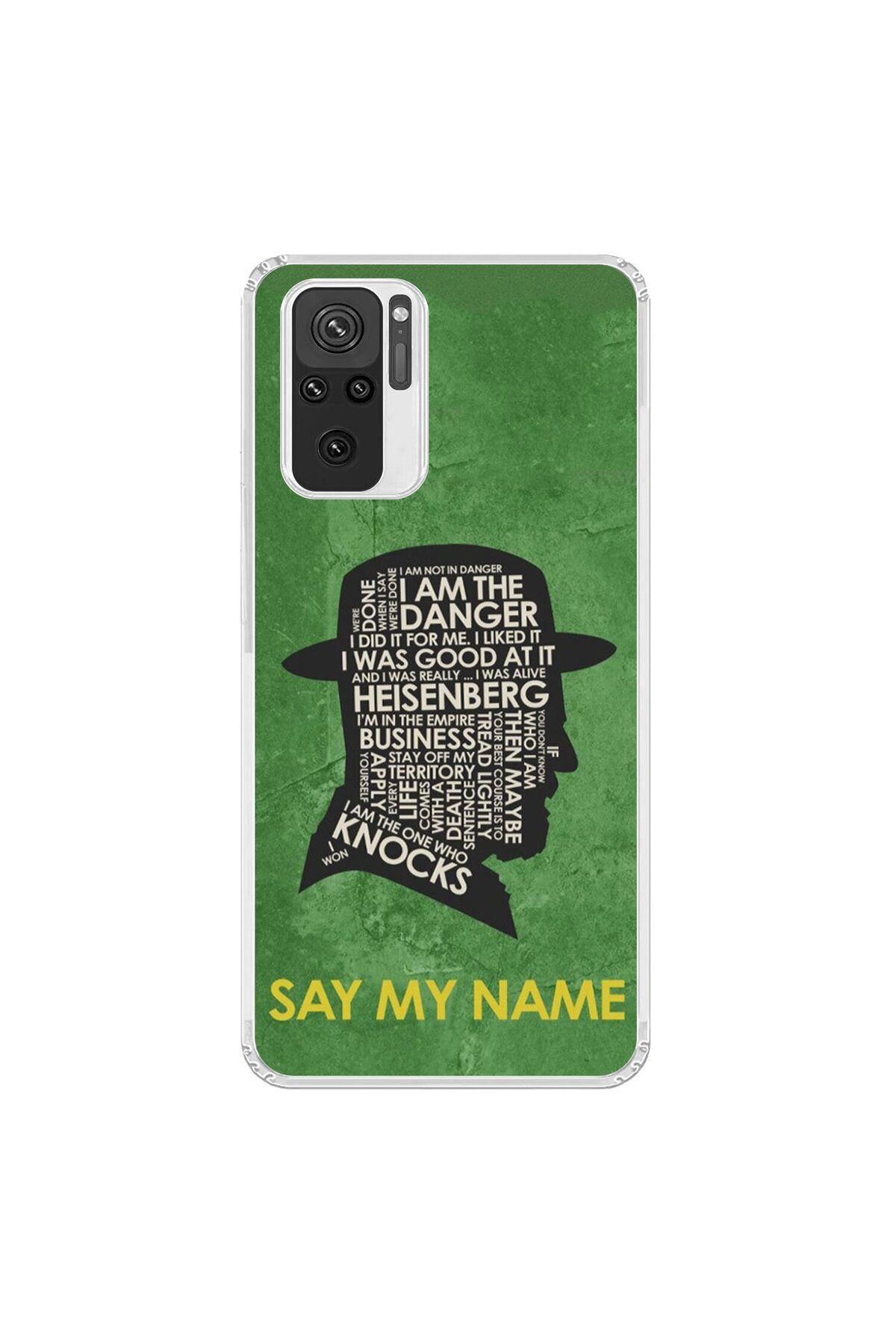 Dali Design Xiaomi Redmi Note 10 Uyumlu Şeffaf Kılıf Breaking Bad Tasarımlı