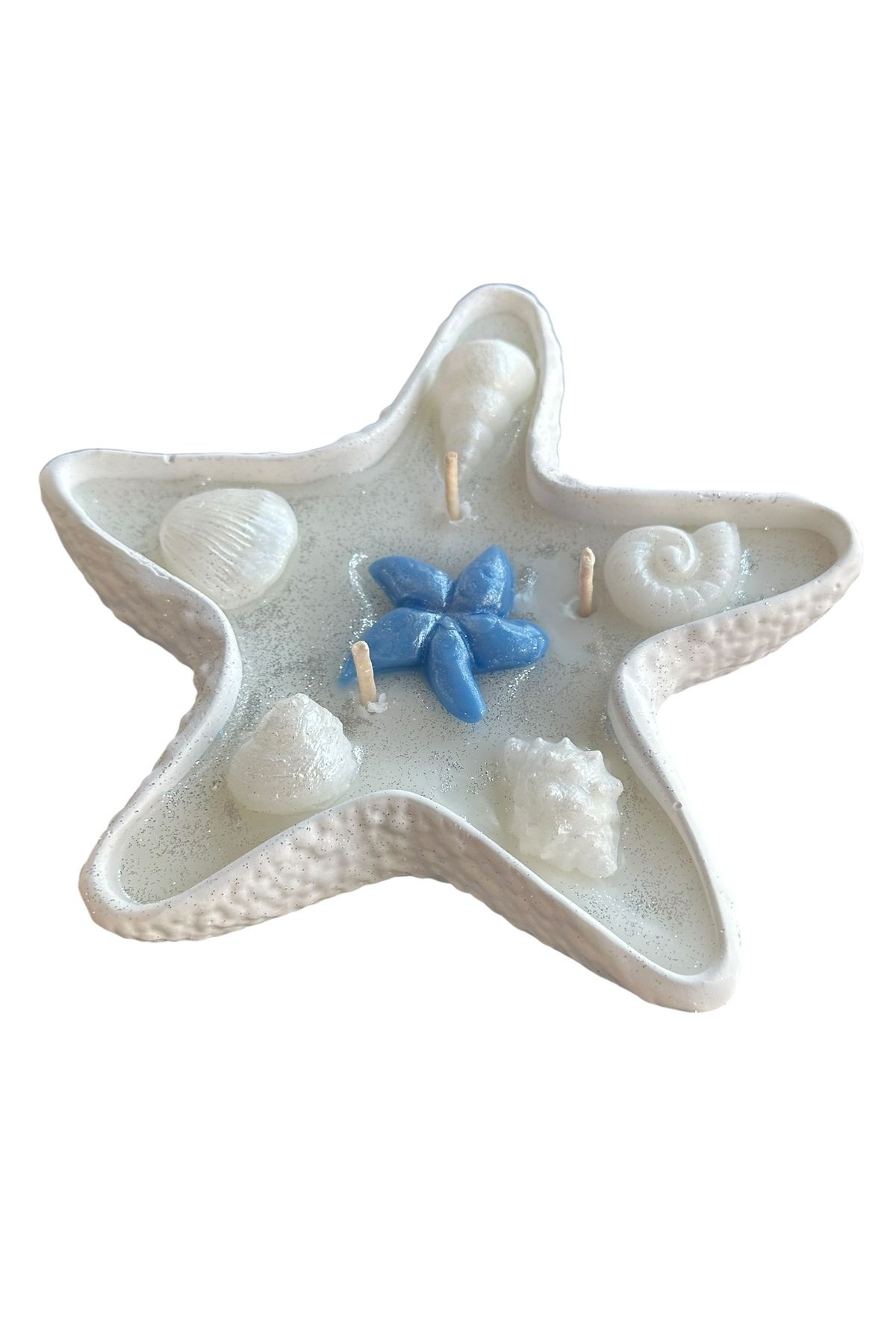 magnocandles Deniz yıldızı dekoratif tabak mum