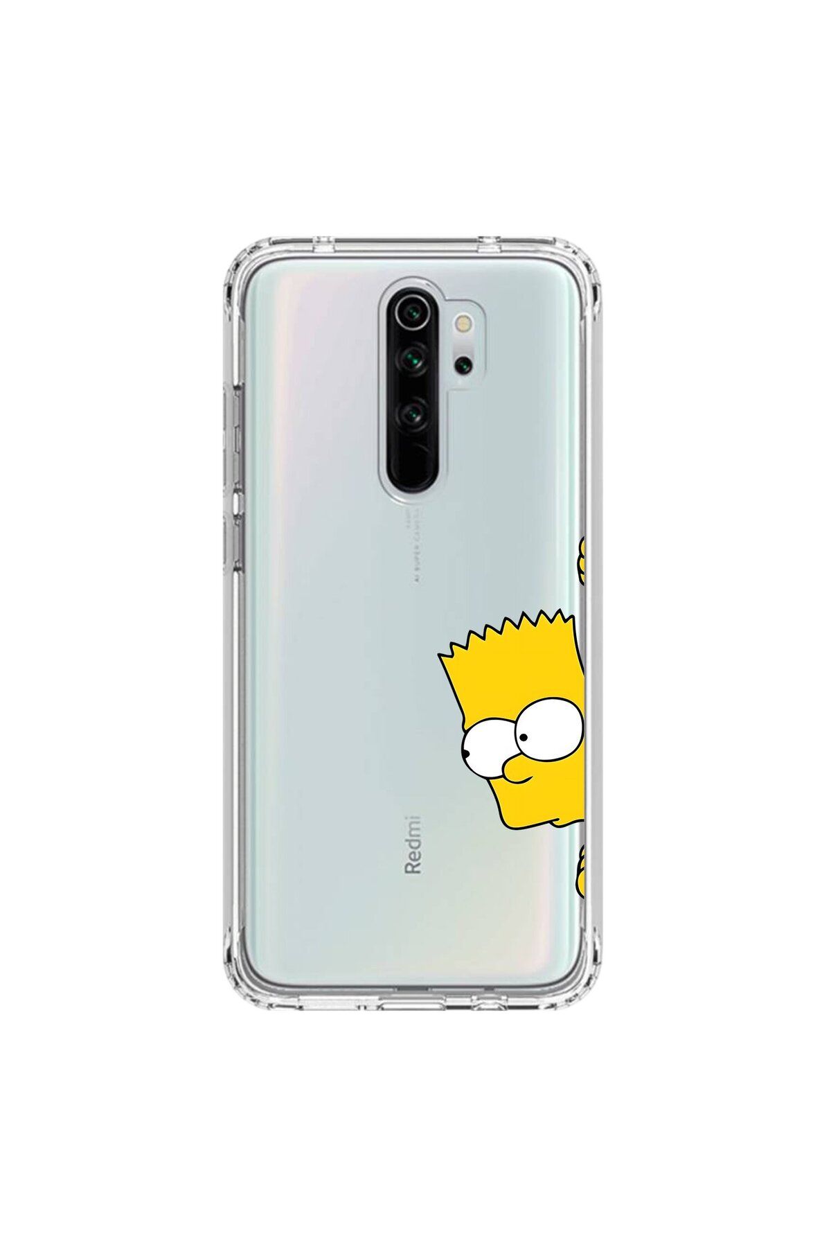 Dali Design Xiaomi Redmi Note 8 Pro Uyumlu Şeffaf Kılıf Cartoon 16 Tasarımlı
