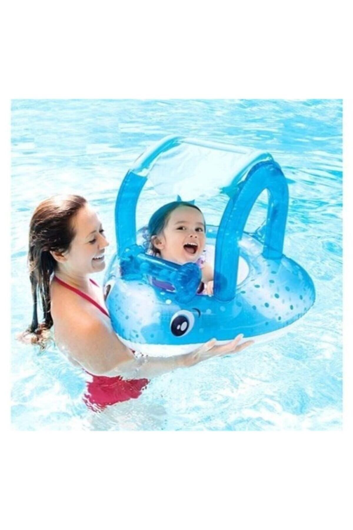 AboutThePerfect Mavi Bebek Gölgelikli Koruma Şortu