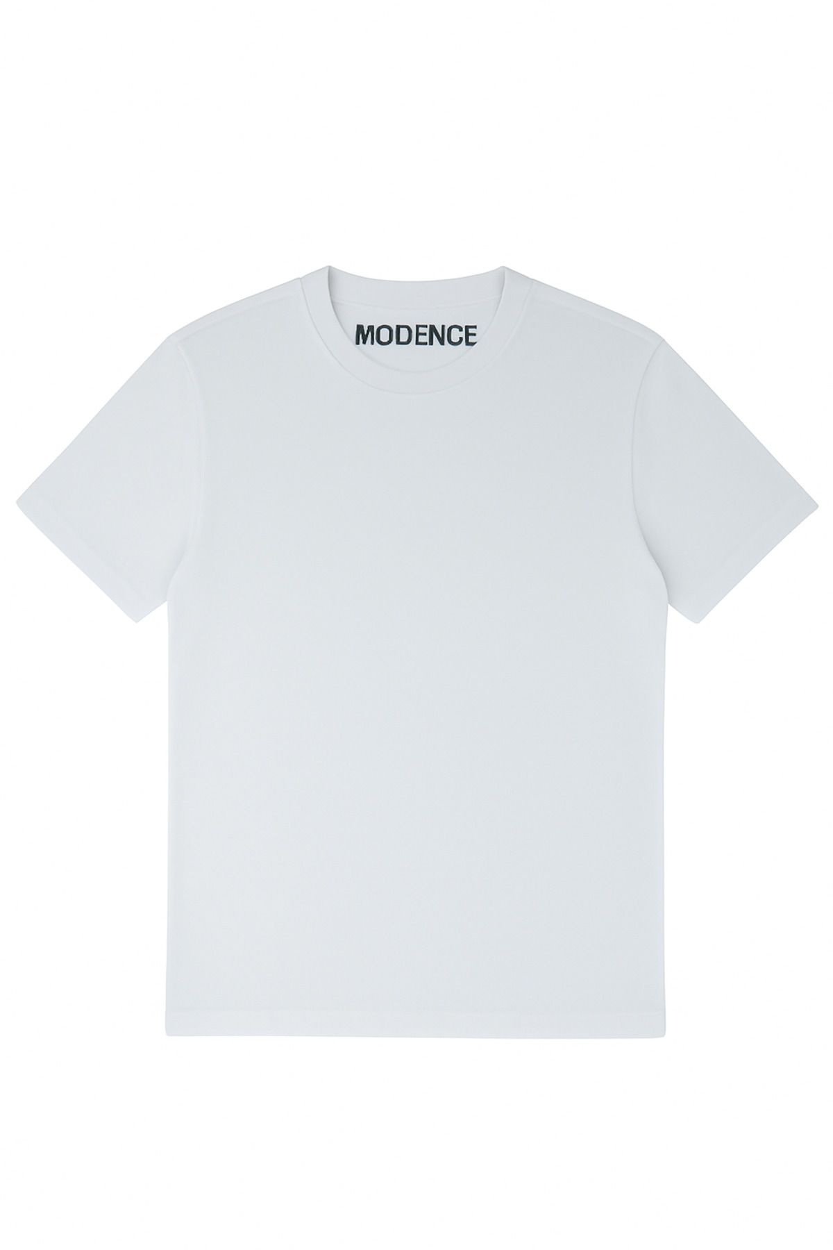 modence Unisex Regular Fit %100 Pamuk Yumuşak Dokulu Bisiklet Yaka Tişört