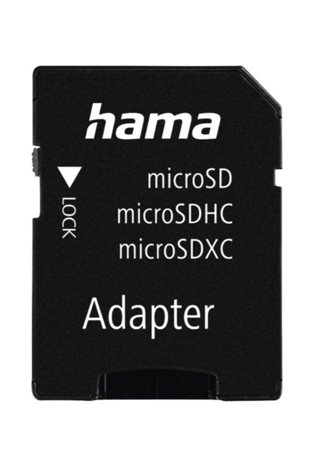 Hama-HAMA 124173 memory card, microSDXC, 256GB, 80MB/s, class 10, UHS-I, adapter 2