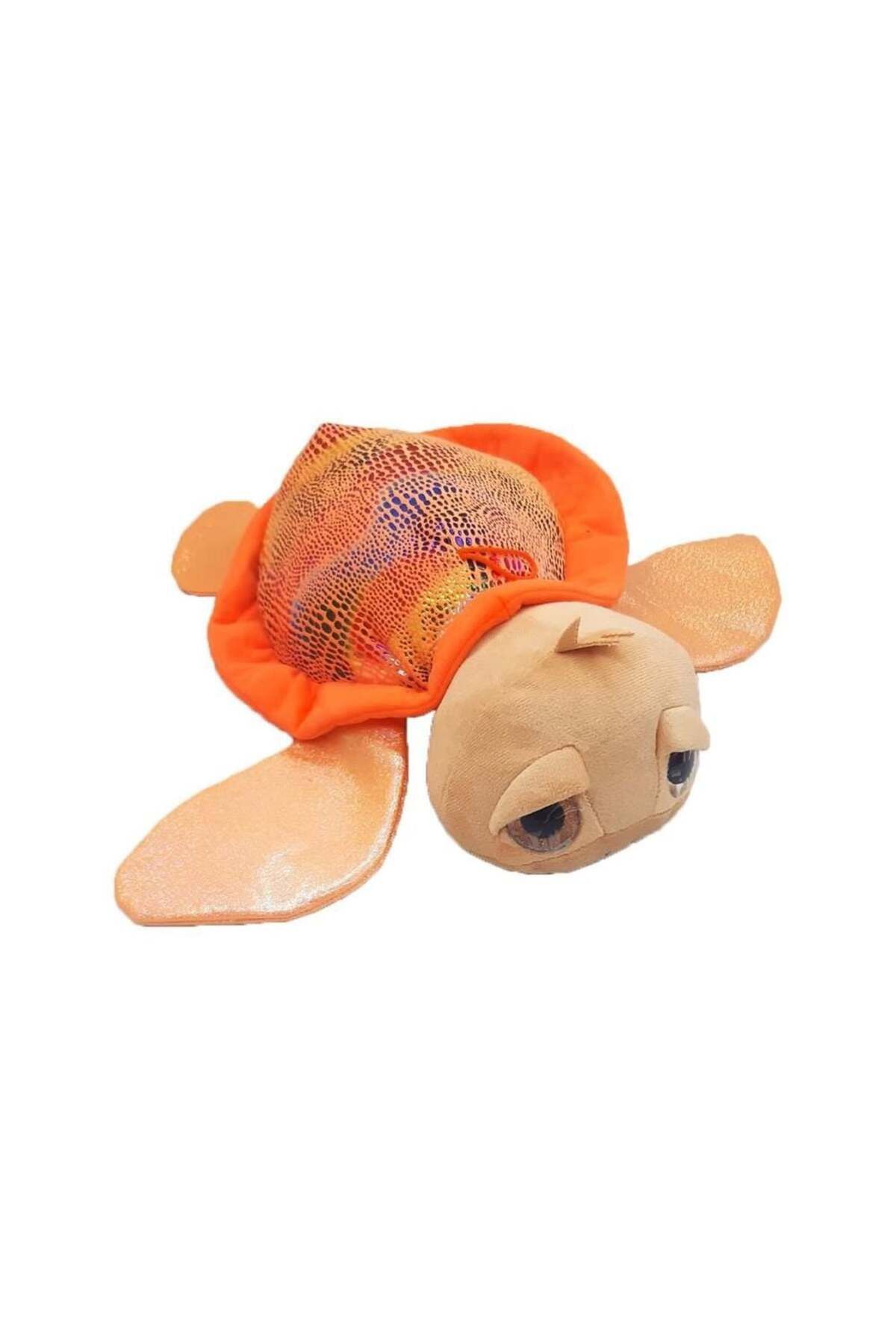 Mulvix Mullurg Urg01 62551 35 Cm İri Gözlü Karetta Kaplumbağa Peluş - Idır (Muul)