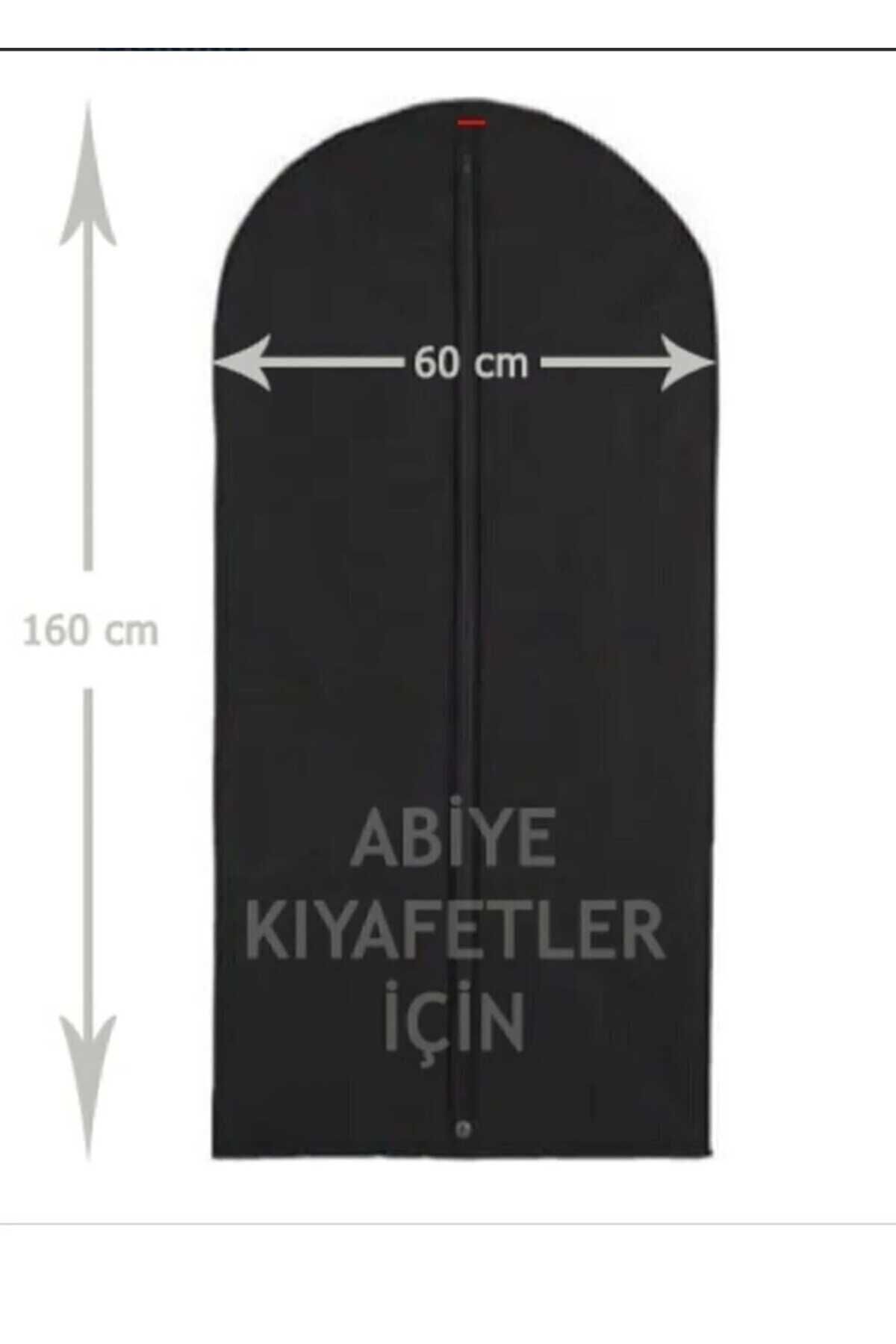 teknotrust Siyah Tela Elbise Kılıfı Uzun Boy 60x160, Gamboç, Nonwoven, Koruma Seti (5 Adet)