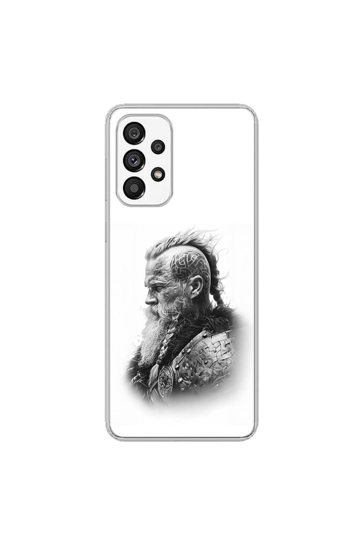 Dali Design Samsung Galaxy A73 Uyumlu Şeffaf Kılıf Nordic 3 Tasarımlı