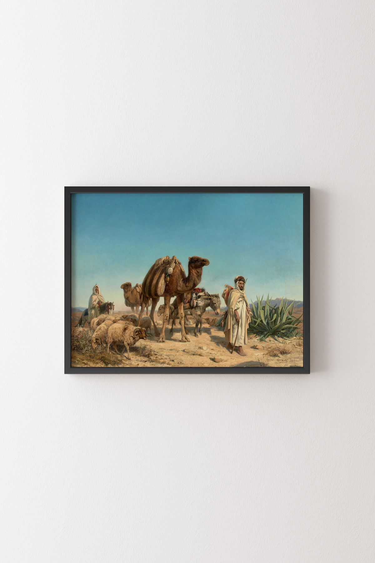 epiqart Çöl Kampı - Siyah Çerçeve