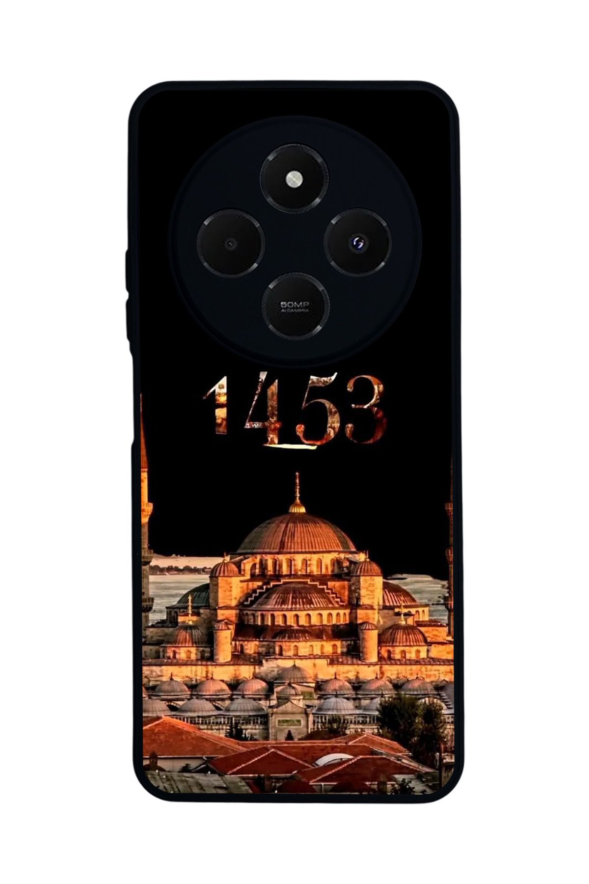 BGAKSESUAR Xiaomi Redmi 14C Mat Uyumlu Siyah Kılıf – Yumuşak Silikon, Koruyucu, Şok Emici Kapak