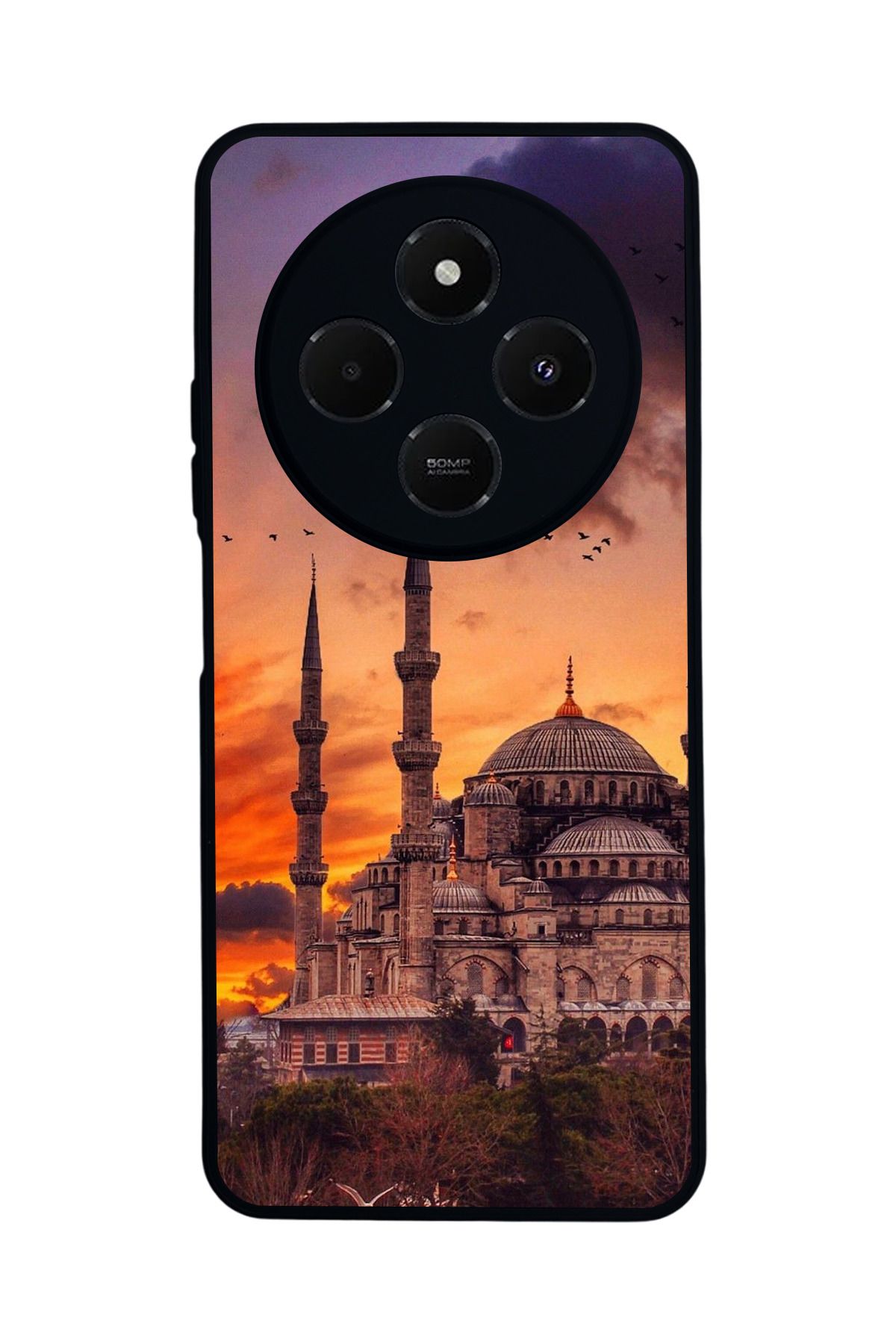 BGAKSESUAR Xiaomi Redmi 14C Mat Uyumlu Siyah Kılıf – Yumuşak Silikon, Koruyucu, Şok Emici Kapak
