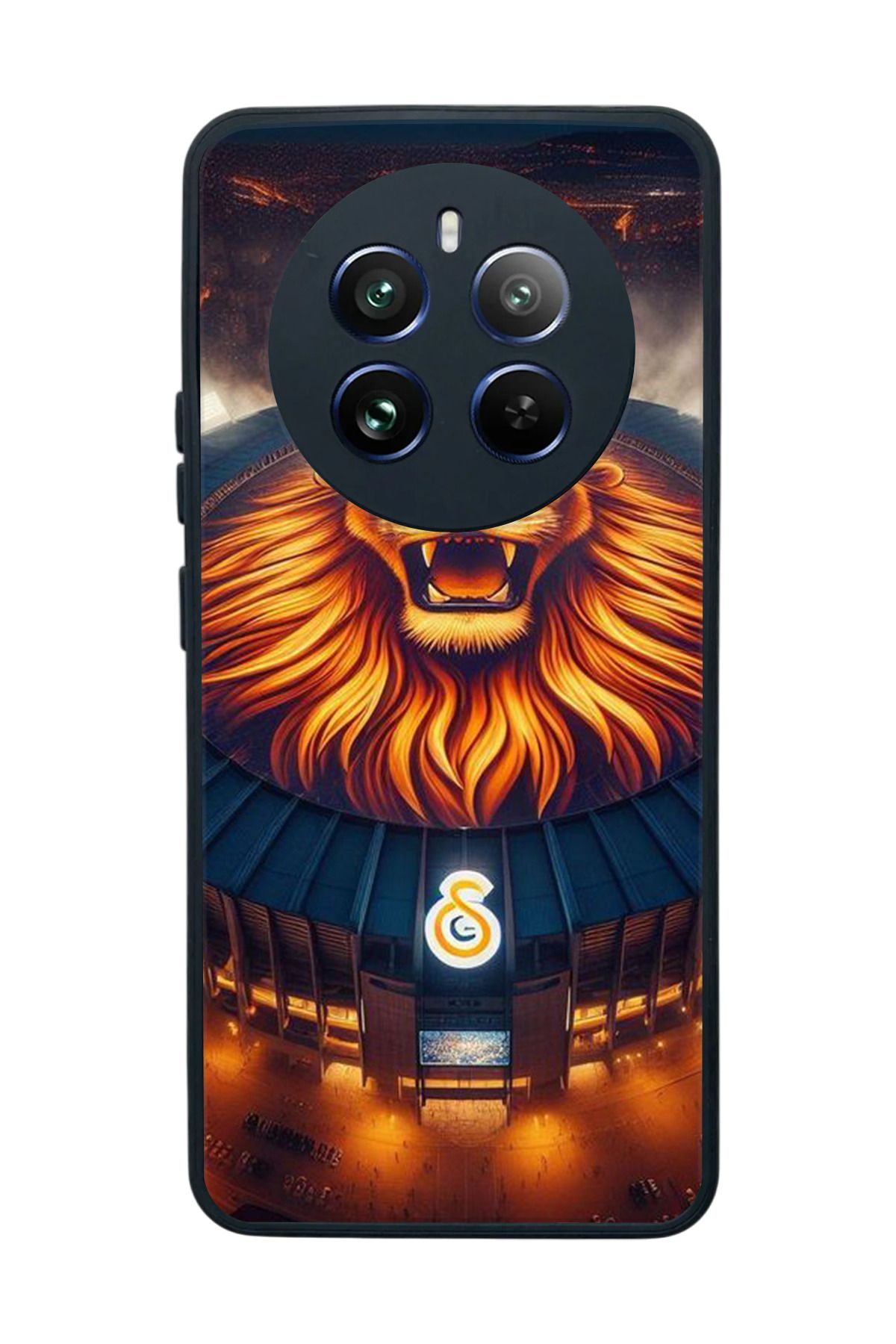 realme 12 Uyumlu Mat Siyah Kılıf – Yumuşak Silikon, Koruyucu, Şok Emici Kapak