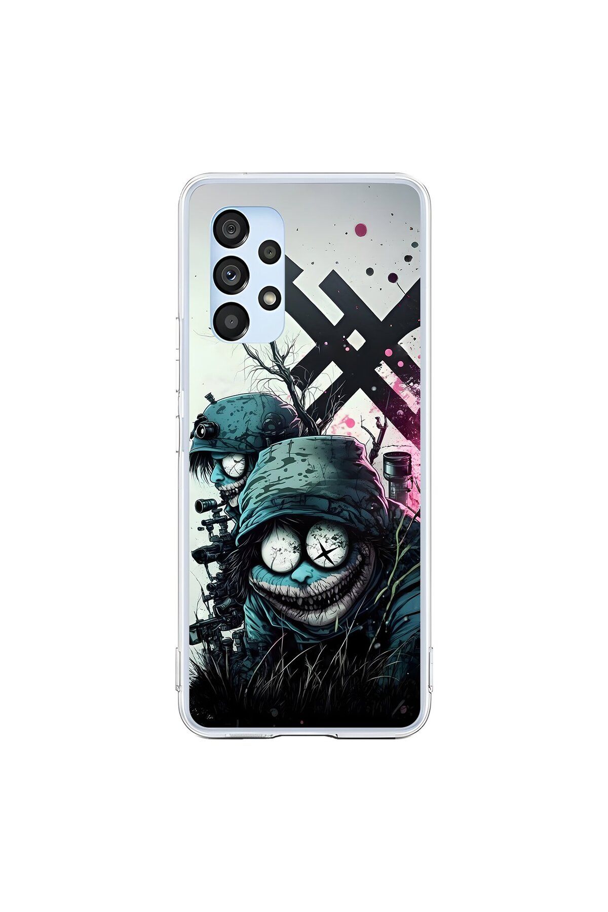 Dali Design Samsung Galaxy A53 Uyumlu Şeffaf Kılıf Aesthetic 6 Tasarımlı