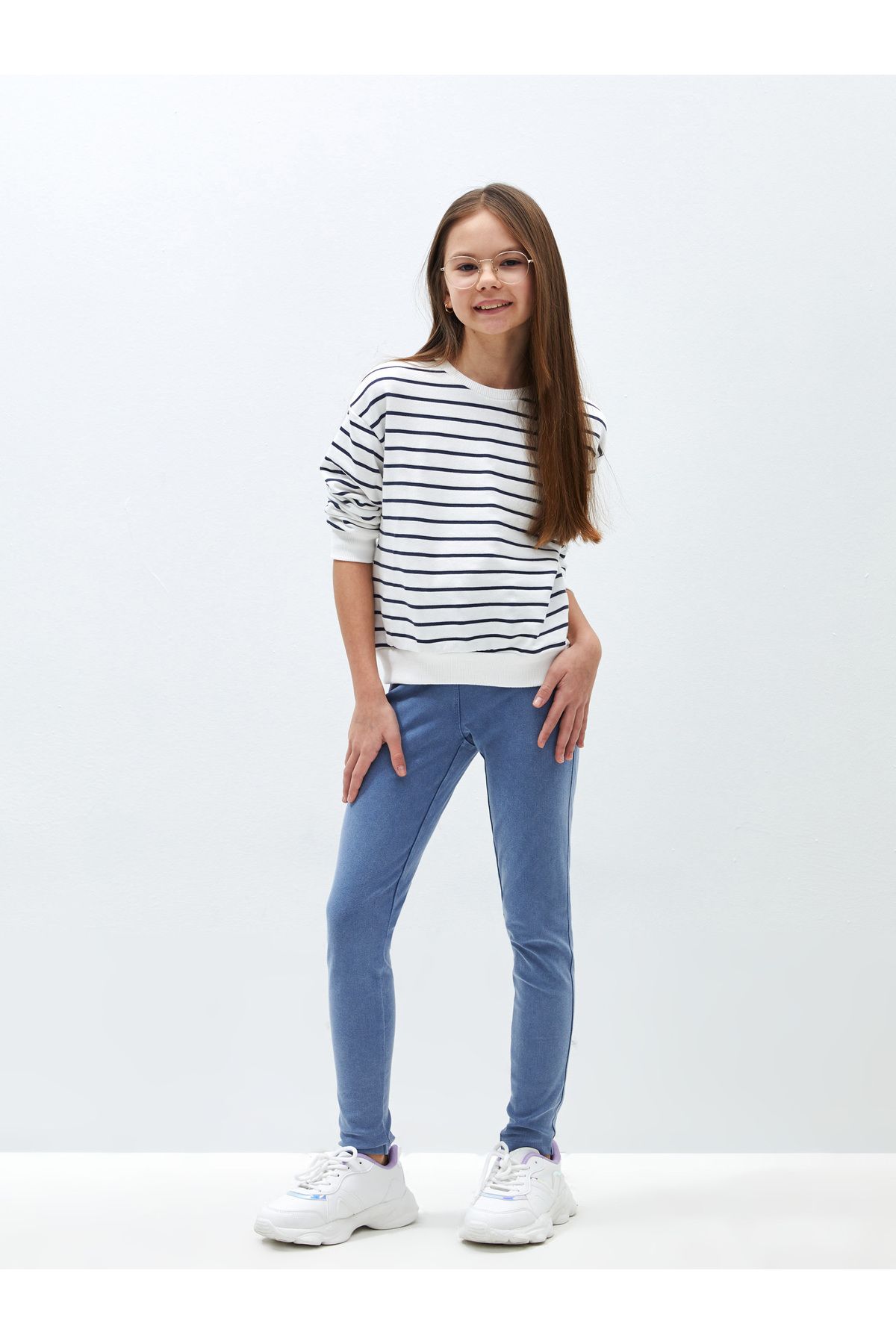 LC Waikiki Beli Lastikli Basic Kız Çocuk Tayt Pantolon