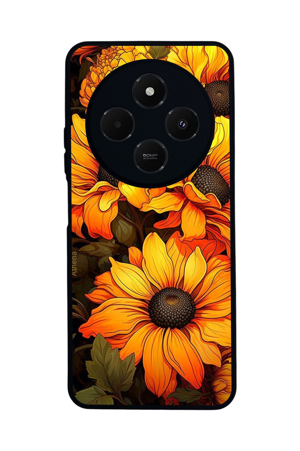 BGAKSESUAR Xiaomi Redmi 14C Mat Uyumlu Siyah Kılıf – Yumuşak Silikon, Koruyucu, Şok Emici Kapak