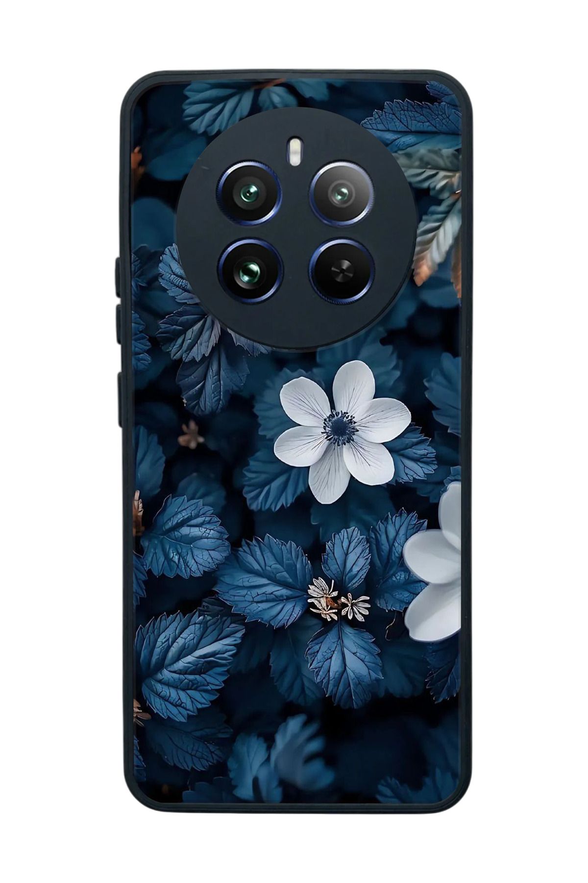 realme 12 Uyumlu Mat Siyah Kılıf – Yumuşak Silikon, Koruyucu, Şok Emici Kapak