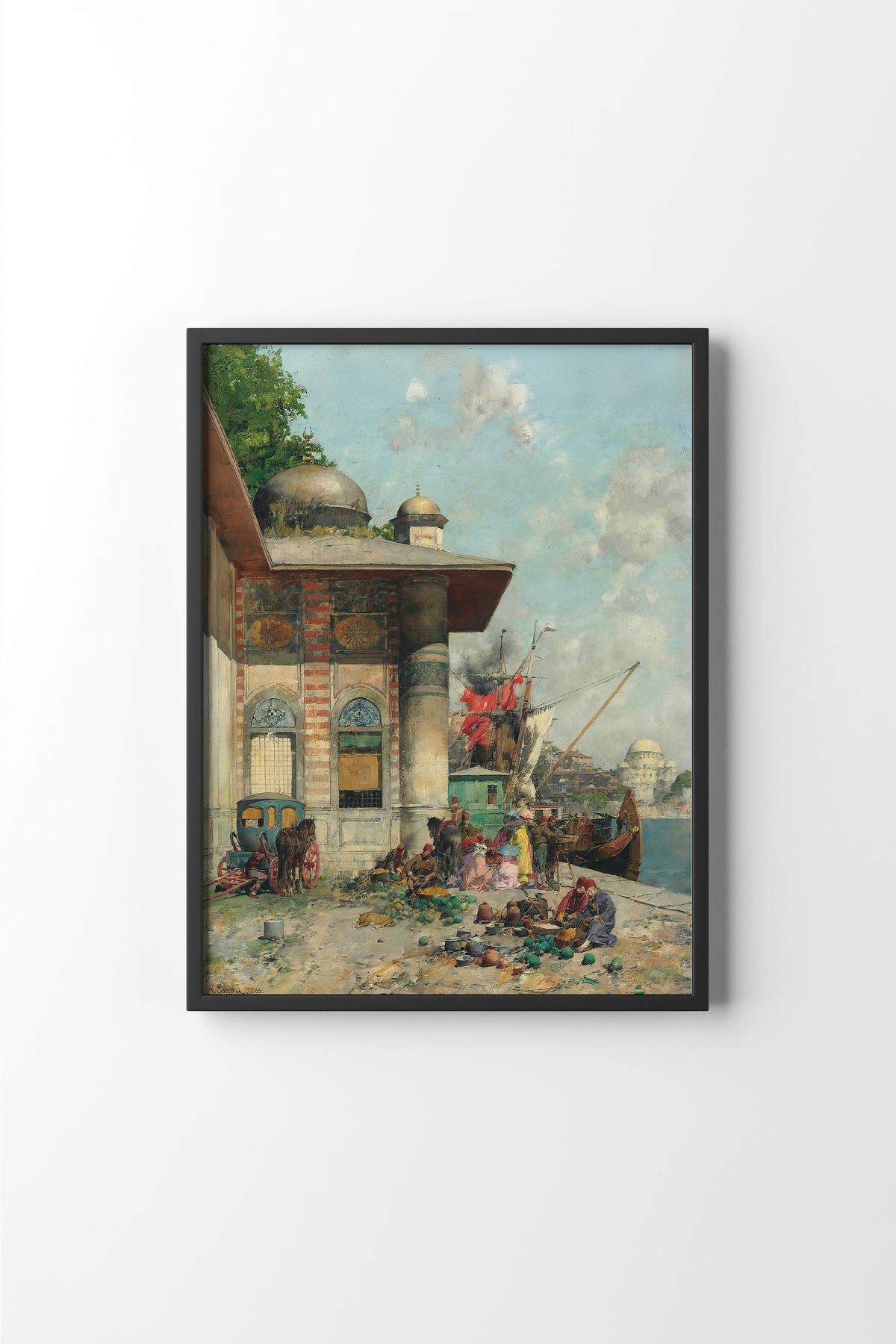 epiqart Pazar Yeri, İstanbul - Siyah Çerçeve
