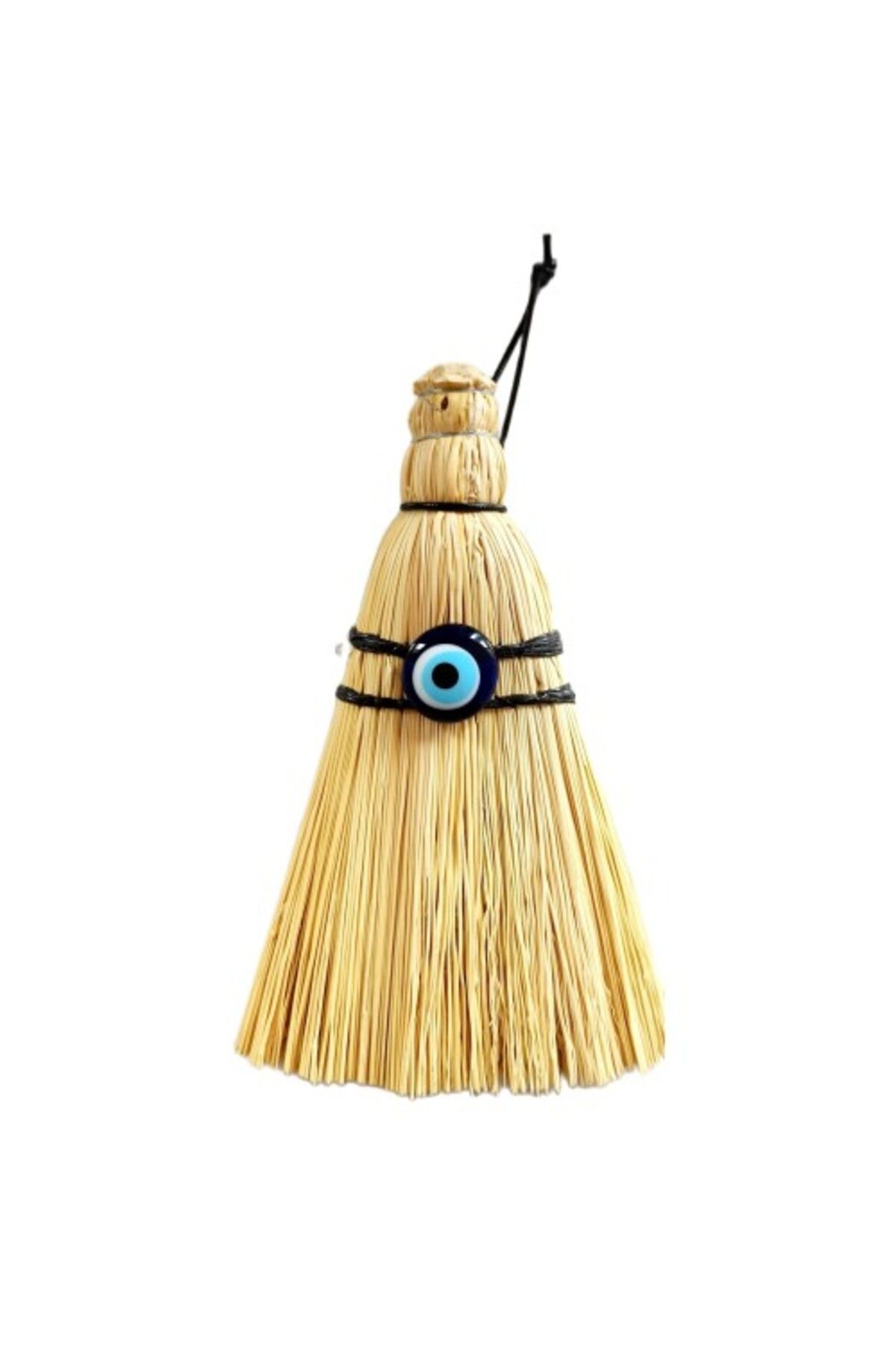 SAVA HOME COLLECTİON Nazar Boncuklu Mini Boy Dekoratif Çalı Süpürgesi Duvar Süsü