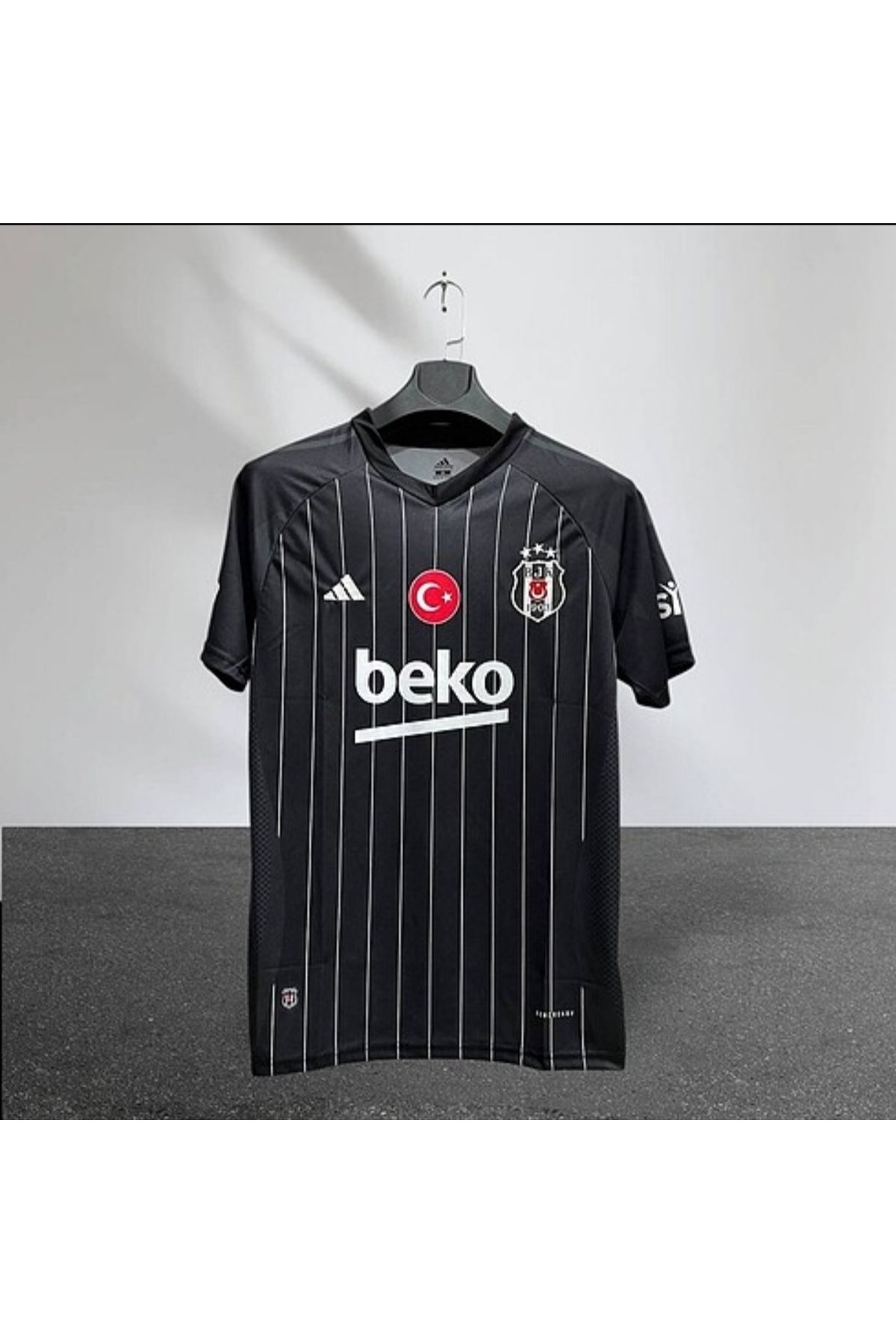 Forma Beşiktaş - 2025 Yeni Sezon İsimsiz Yetişkin Siyah Dış Saha Forma
