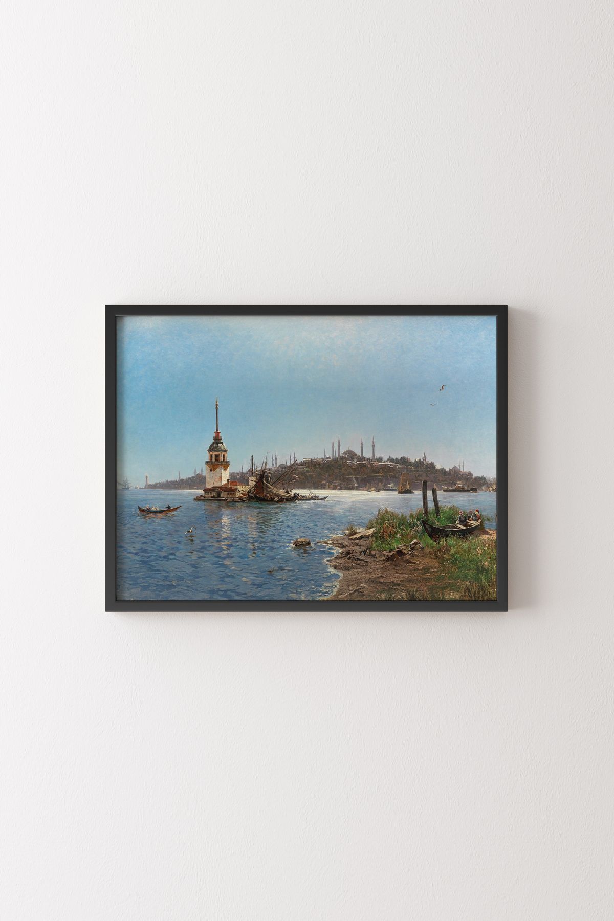 epiqart Kız Kulesi, İstanbul - Siyah Çerçeve