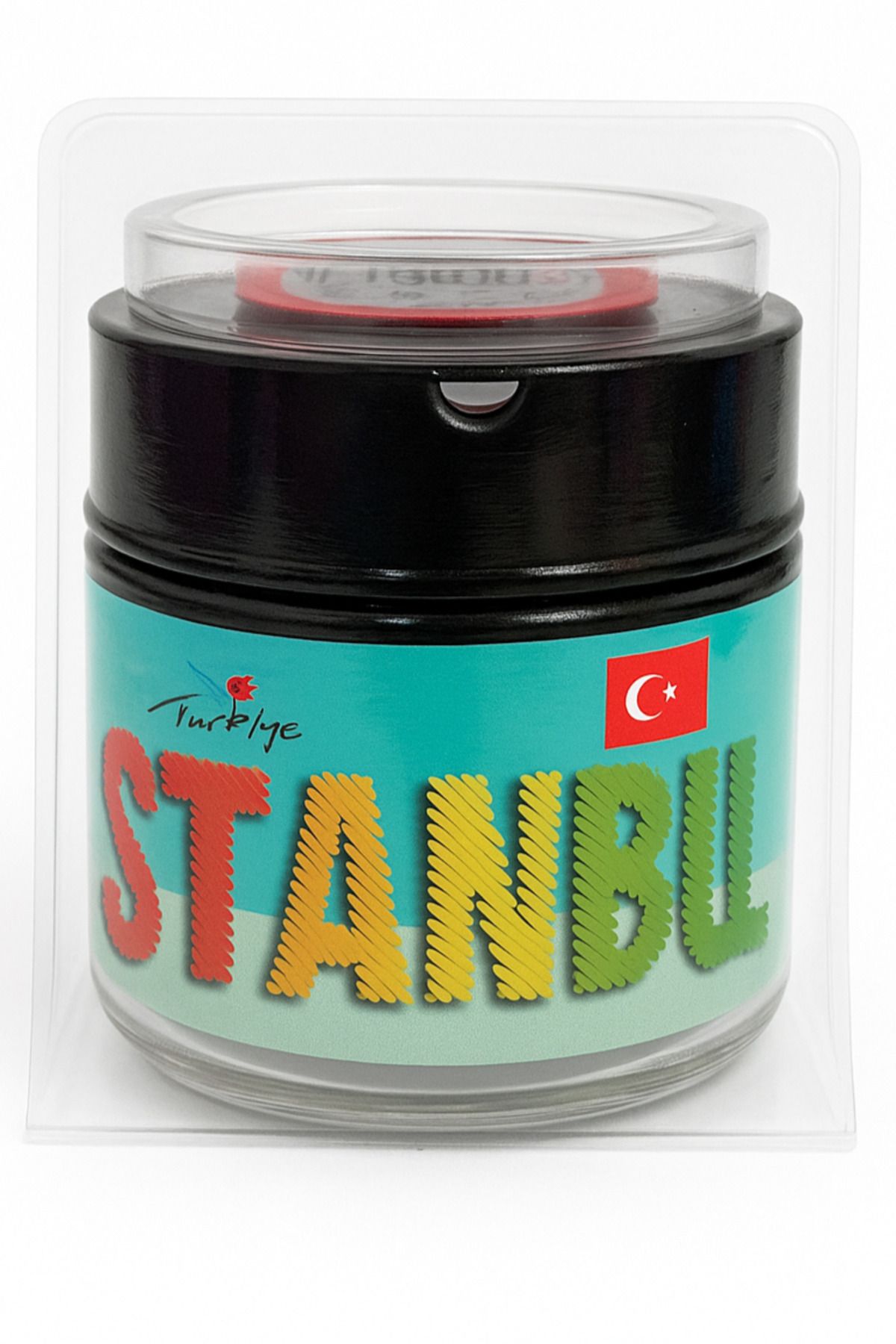Küllüx ÇİPİL STORE Dekoratif Türkiye Temalı Kokusuz Cam Küllük - Hediyelik