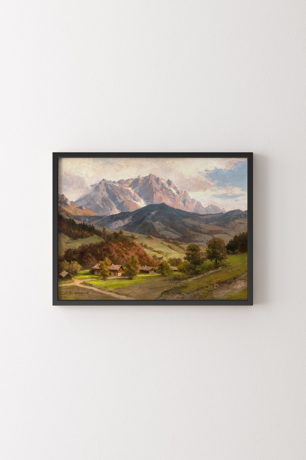 epiqart Hochkönig - Siyah Çerçeve