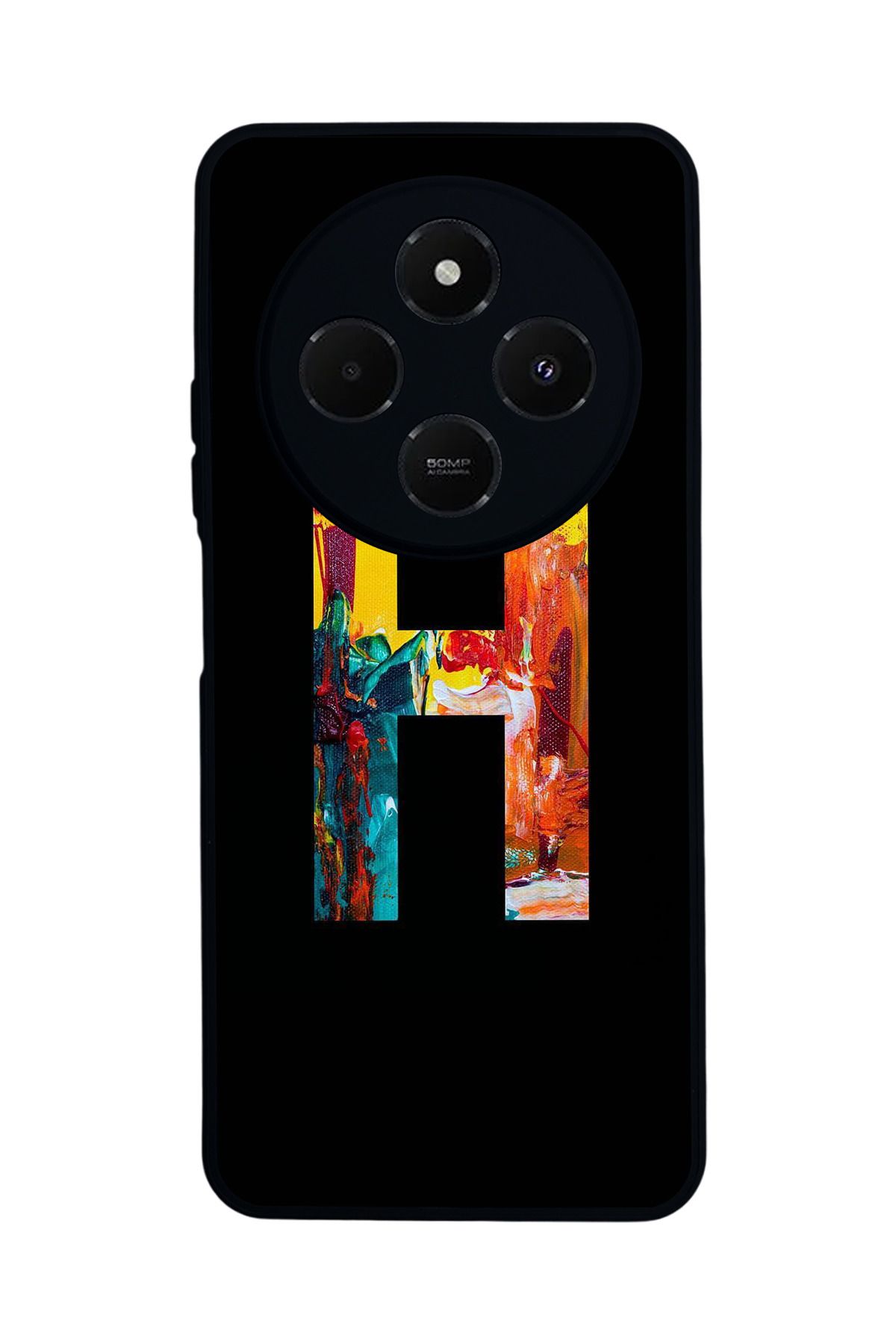 BGAKSESUAR Xiaomi Redmi 14C Mat Uyumlu Siyah Kılıf – Yumuşak Silikon, Koruyucu, Şok Emici Kapak