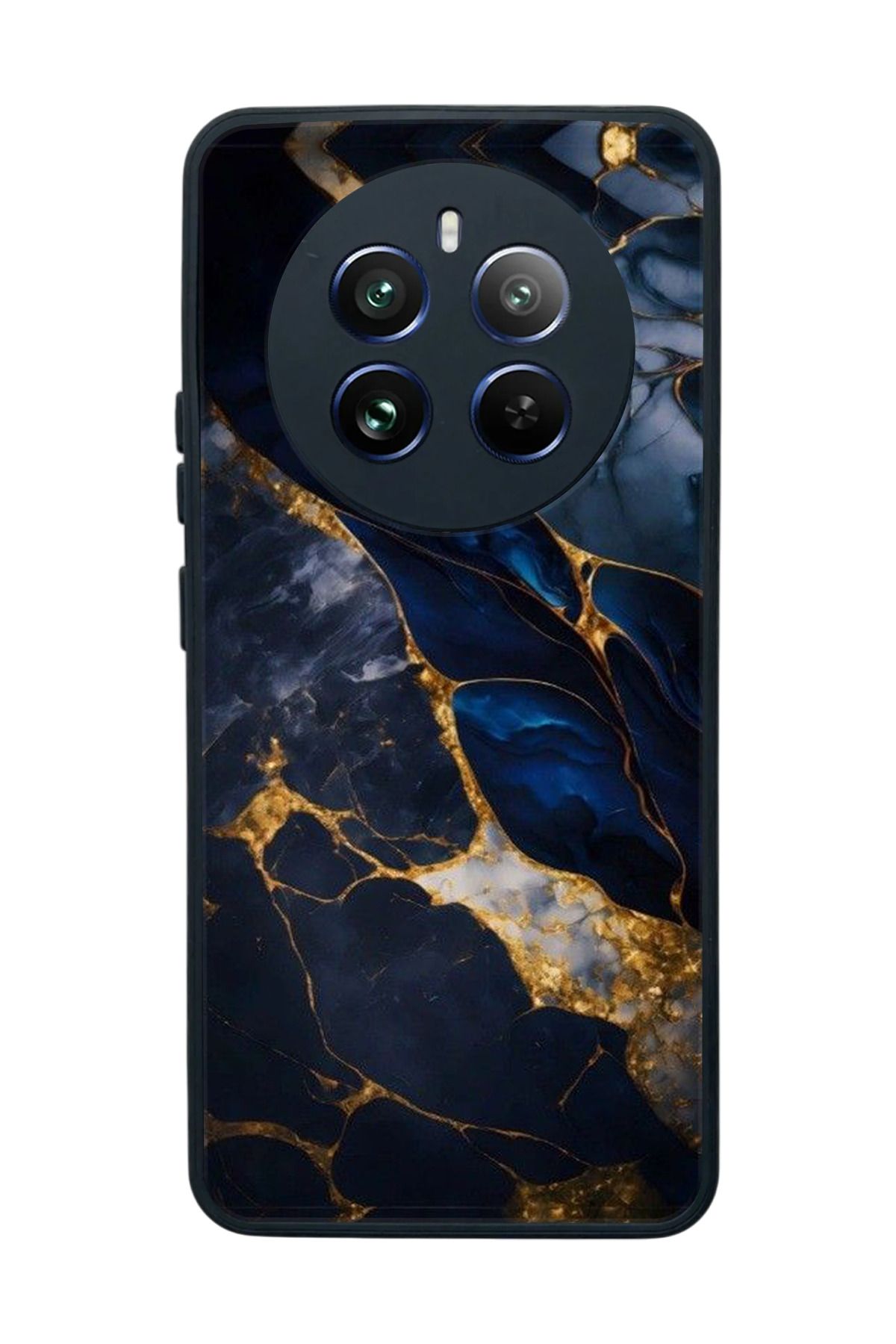 realme 12 Uyumlu Mat Siyah Kılıf – Yumuşak Silikon, Koruyucu, Şok Emici Kapak