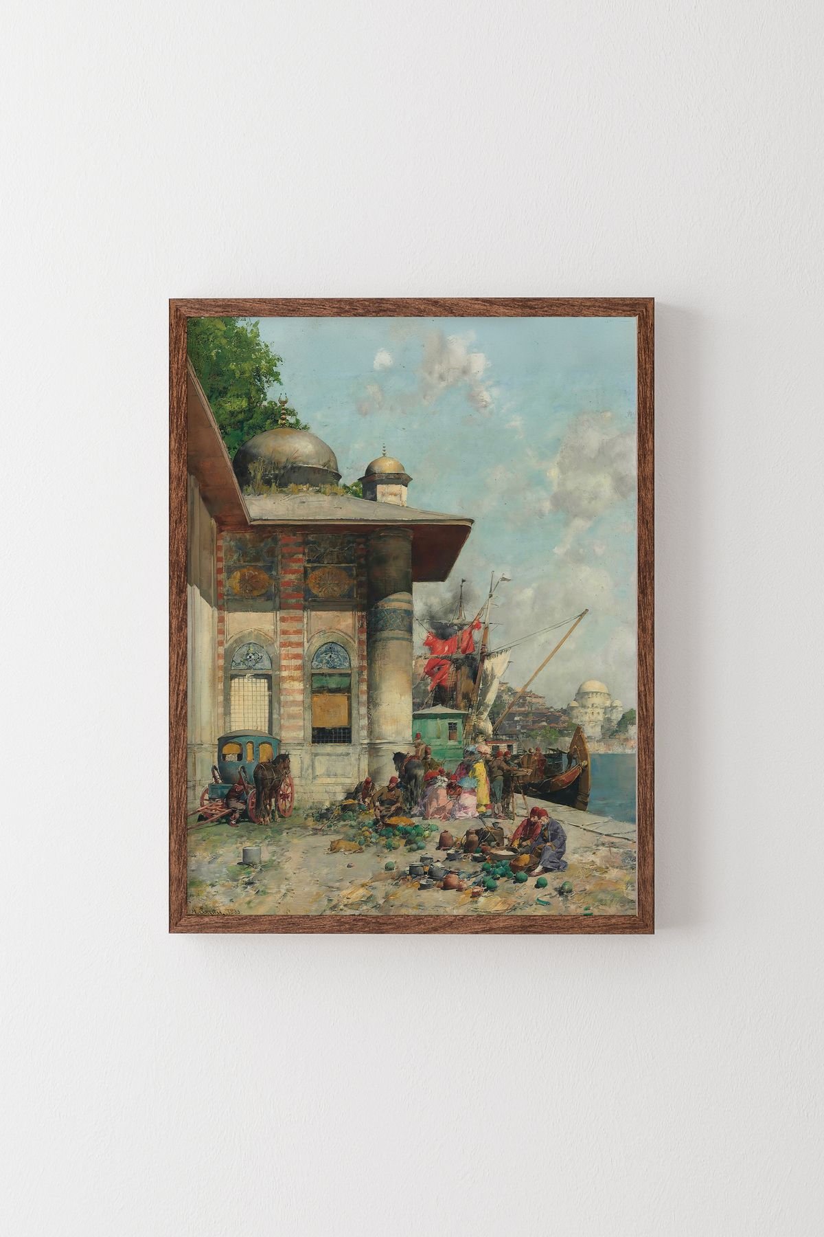 epiqart Pazar Yeri, İstanbul - Ahşap Desenli Çerçeve