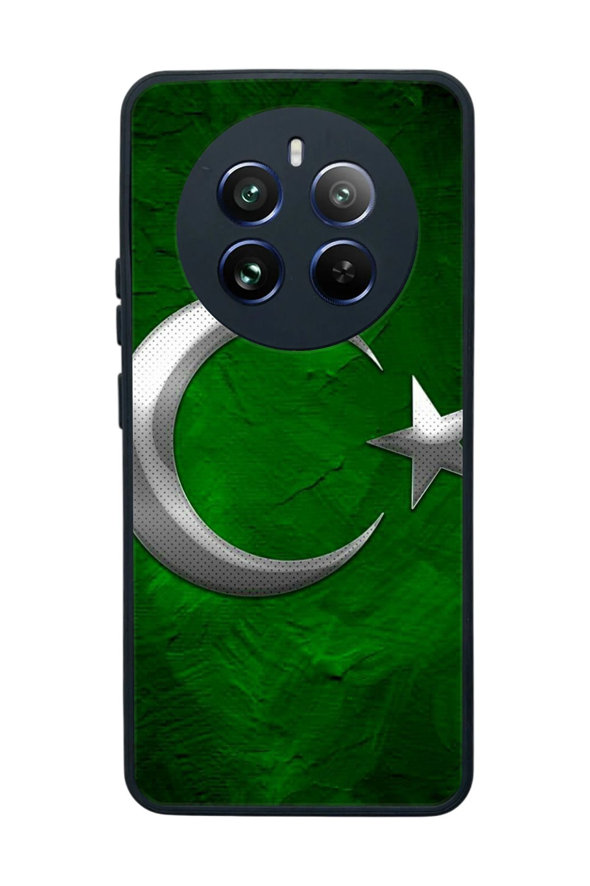 realme 12 Uyumlu Mat Siyah Kılıf – Yumuşak Silikon, Koruyucu, Şok Emici Kapak