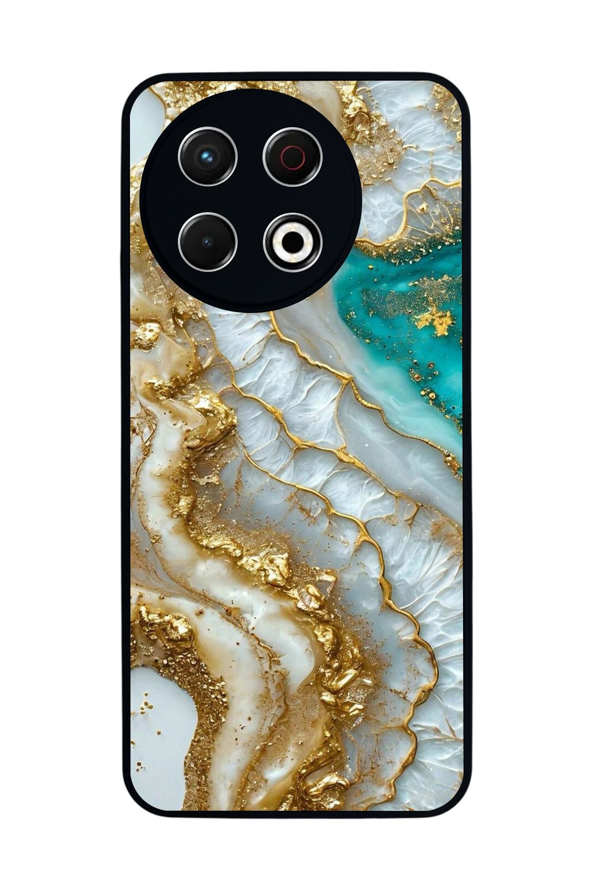 TECNO Spark 30 Pro Mat Siyah Kılıf – Yumuşak Silikon, Koruyucu, Şok Emici Kapak