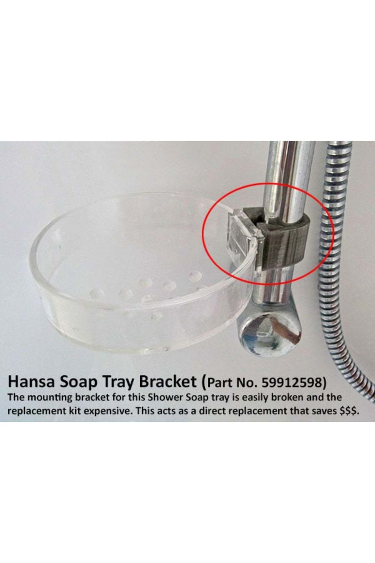 Vision Craft Hansa Duş Sabun Bulaşık Braketi (Yedek Parça)