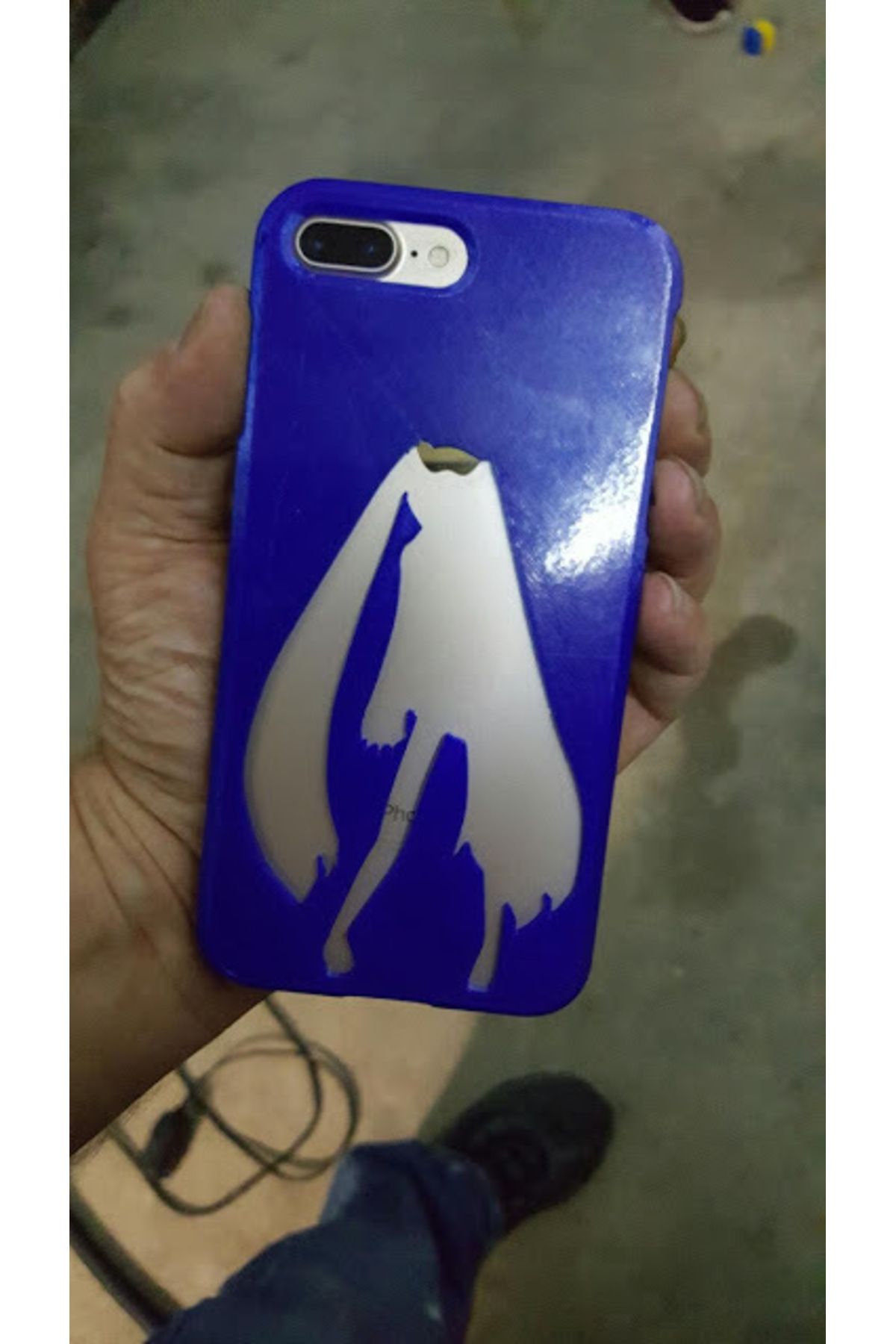 Lucest Miku Hatsune Iphone 7 plus kılıfı Uyumlu  (remix) (Plastik Aparattır!!!)