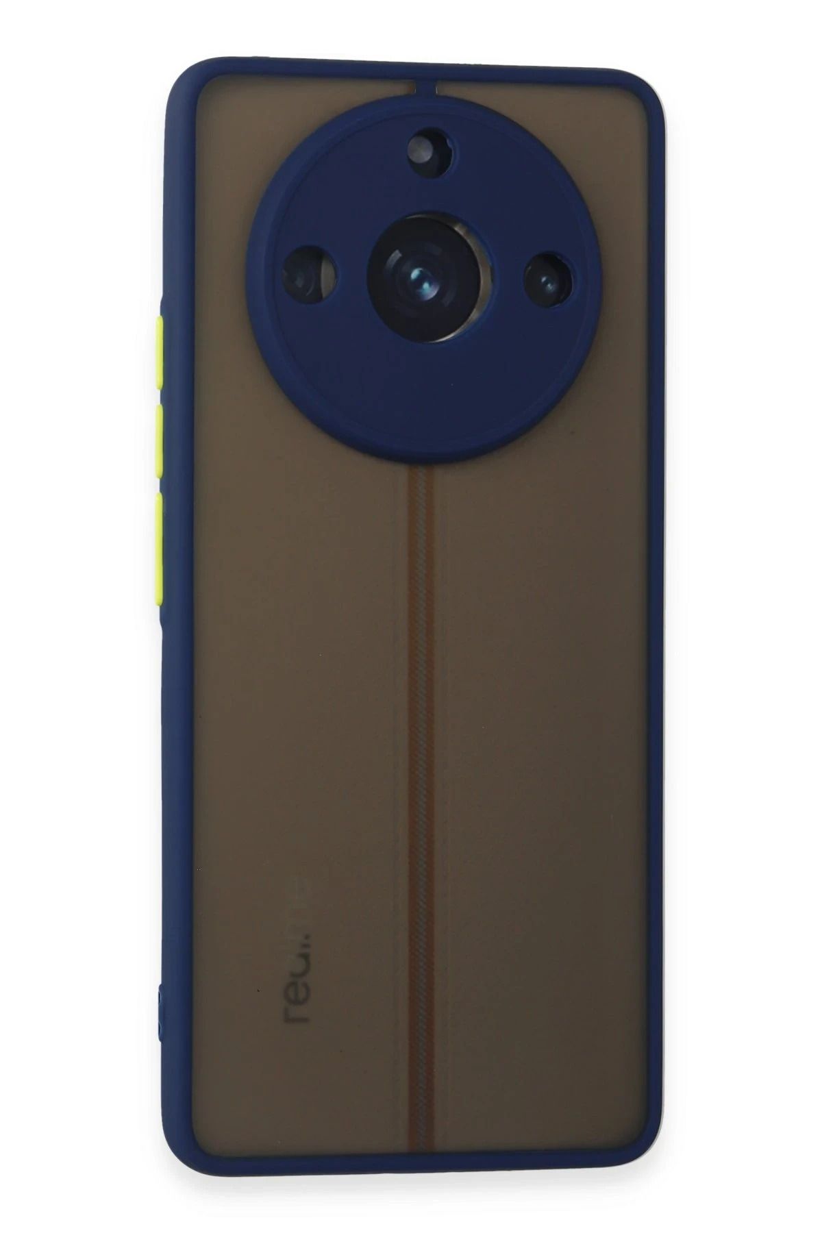nerede bulurum Newface Realme 11 Pro Kılıf Montreal Silikon Kapak - Lacivert