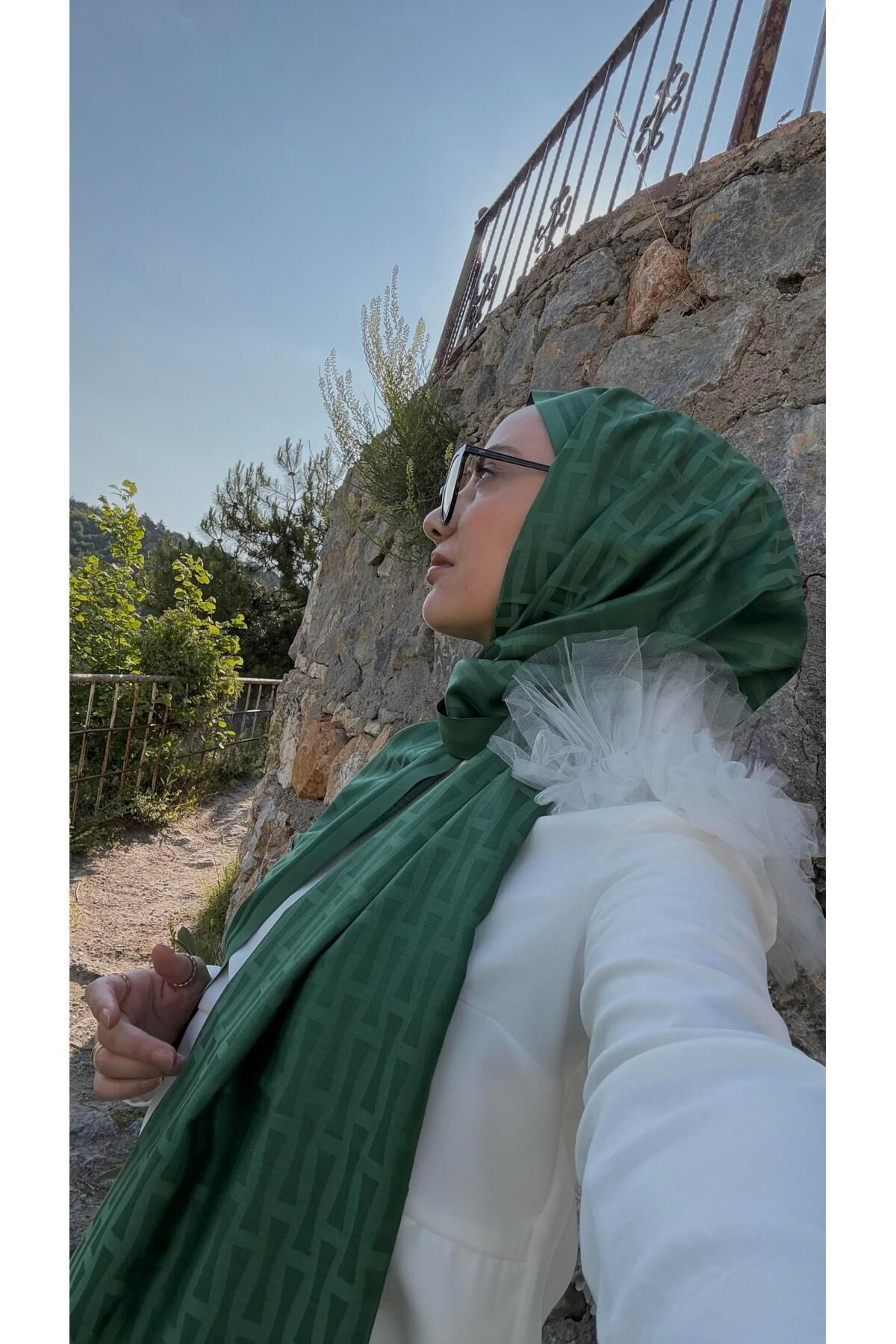 Imannoor İmannoor İman I İpek Şal Zümrüt