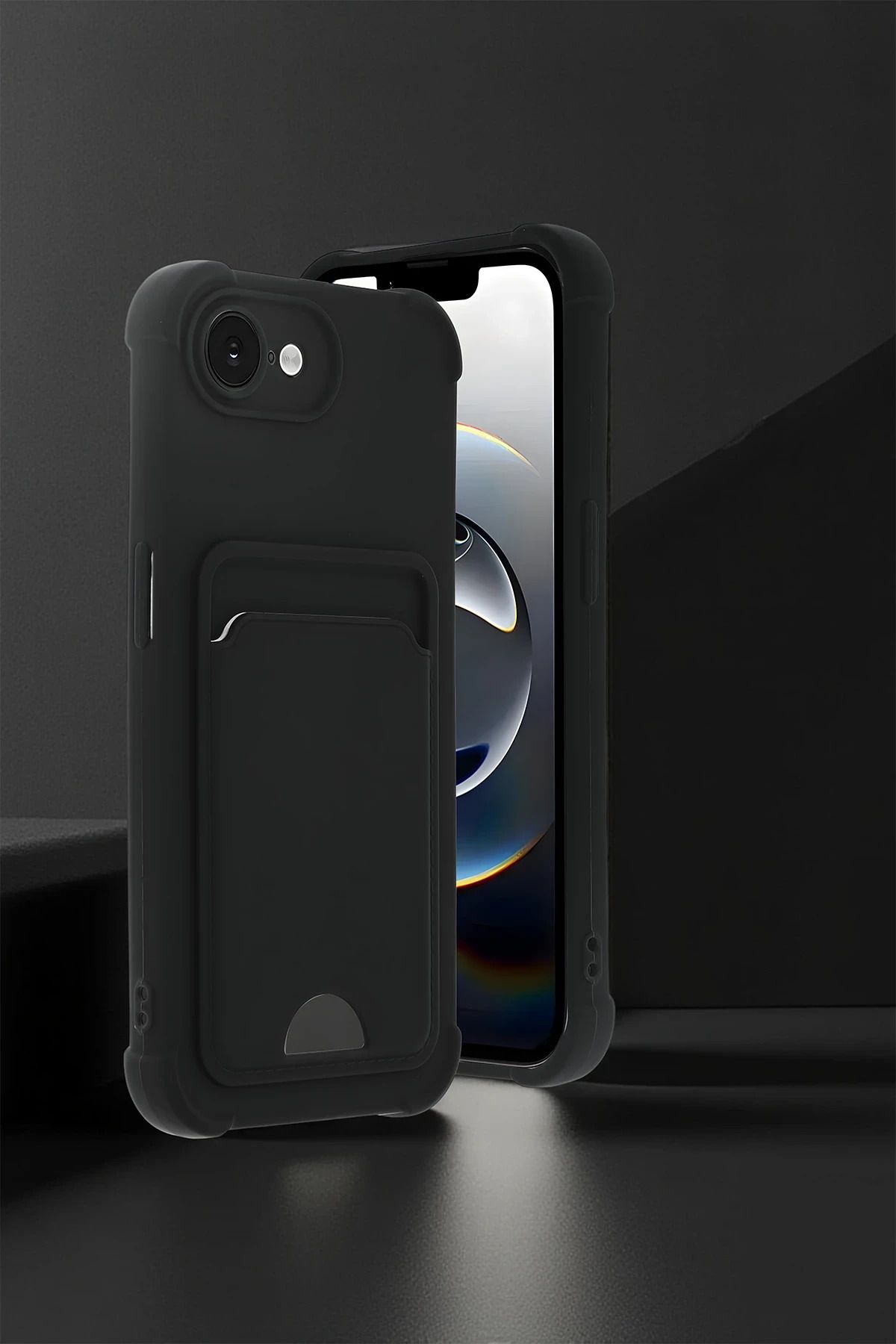 nerede bulurum Newface Apple iPhone 16E Kelvin Kartvizitli Silikon - Lacivert