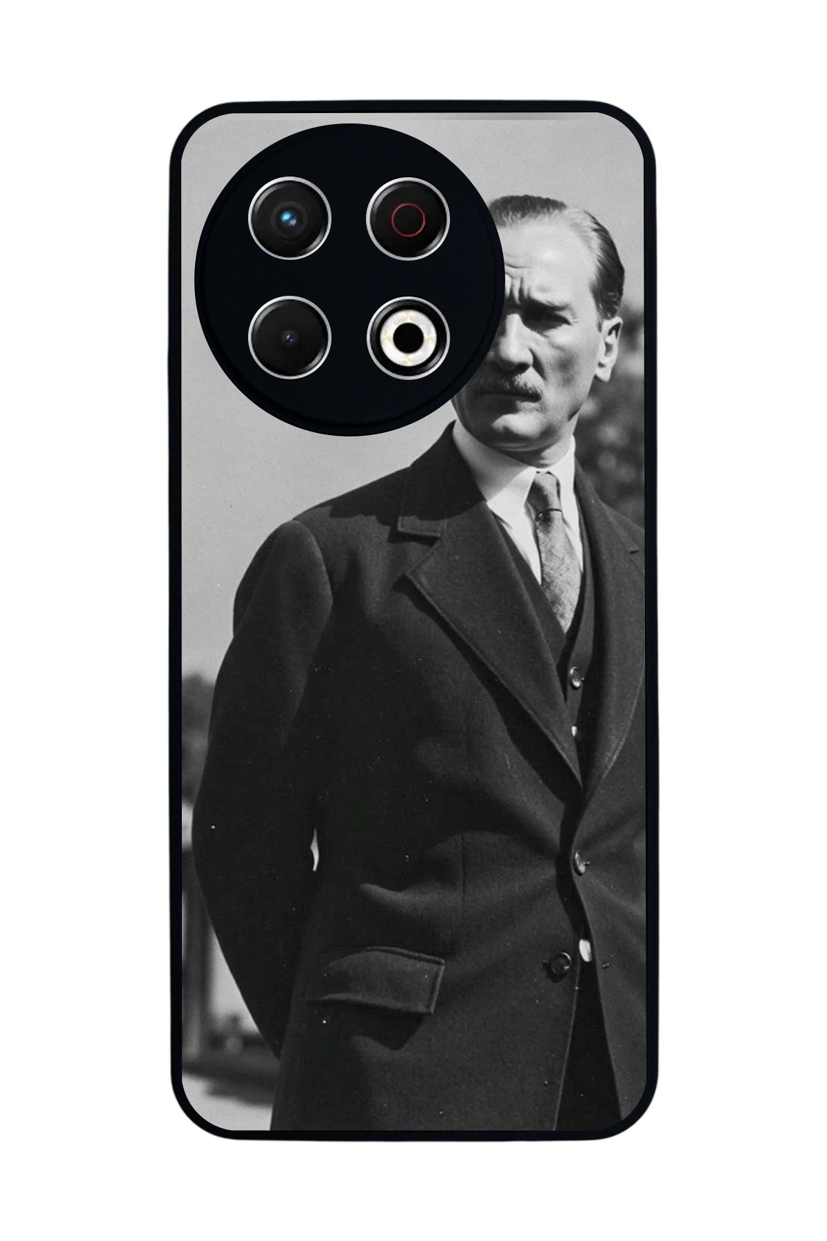 TECNO Spark 30 Pro Mat Siyah Kılıf – Yumuşak Silikon, Koruyucu, Şok Emici Kapak