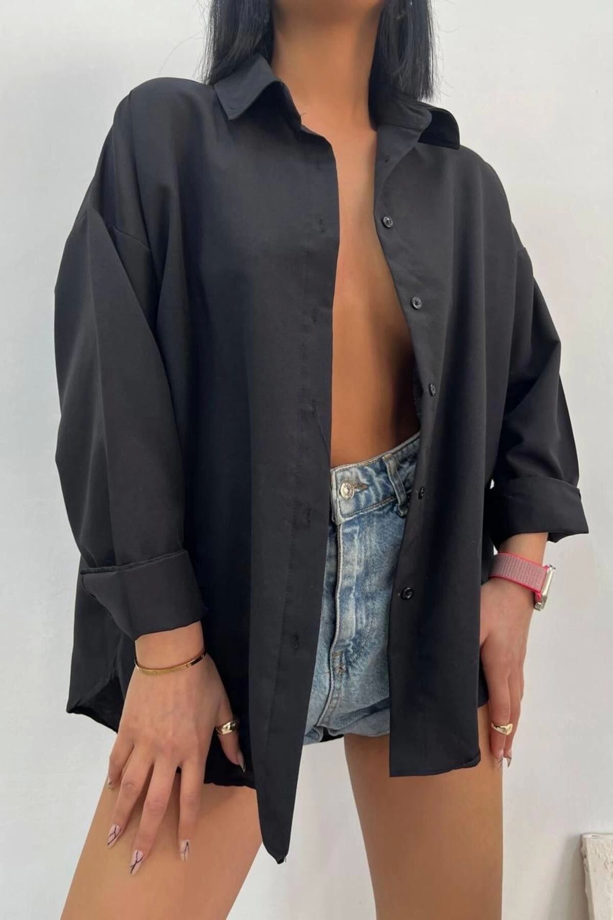 Store %100 keten premium unisex gömlek eş kombin gömleği