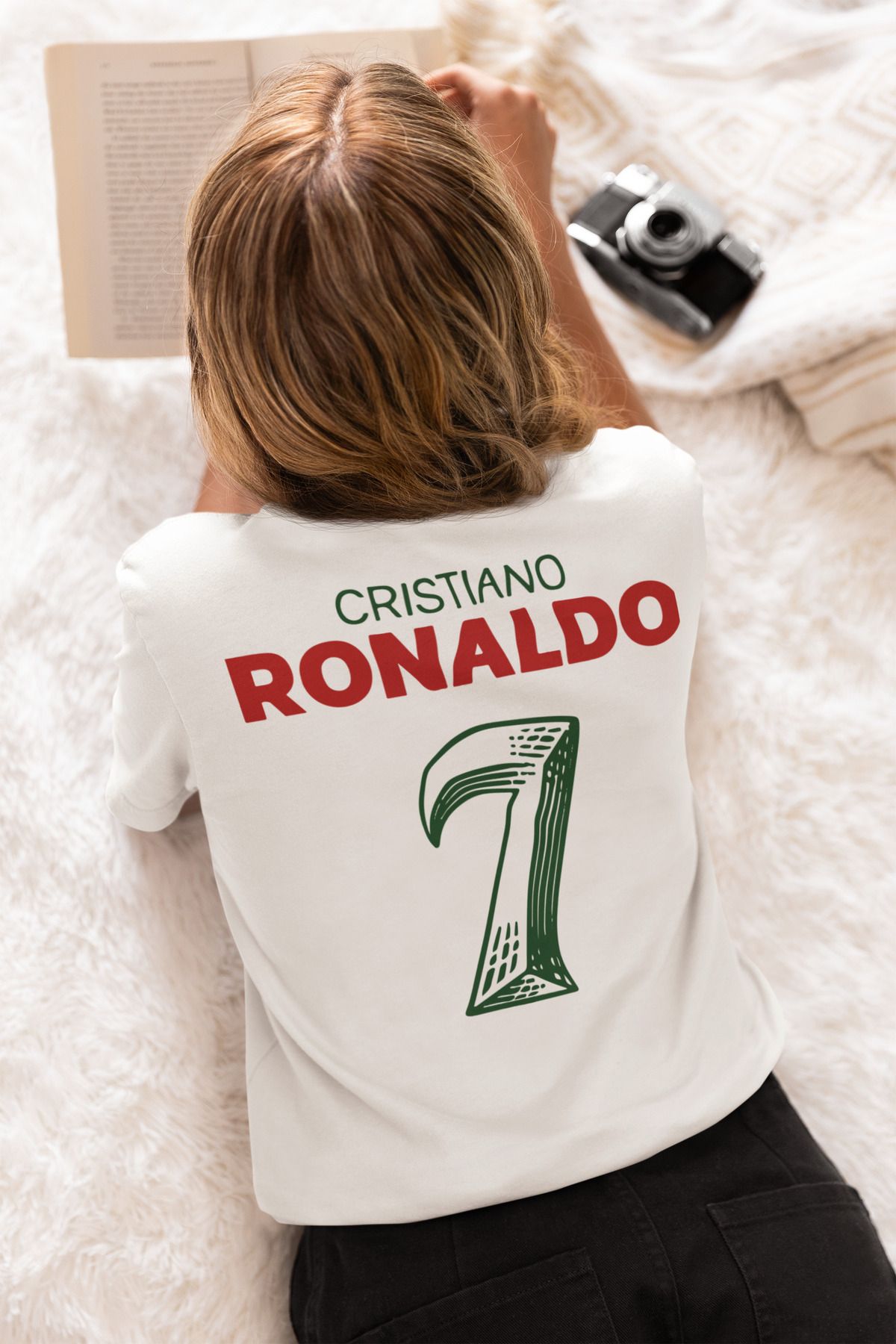 Biy Store Portekiz milli takım forma cristiano ronaldo futbol sırt baskılı unisex kısa kollu tişört t-shirt