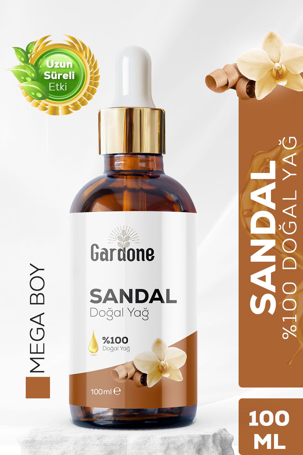 Gardone Sandal Yağı Soğuk Sıkım %100 Saf ve Doğal Sandalwood 100ml