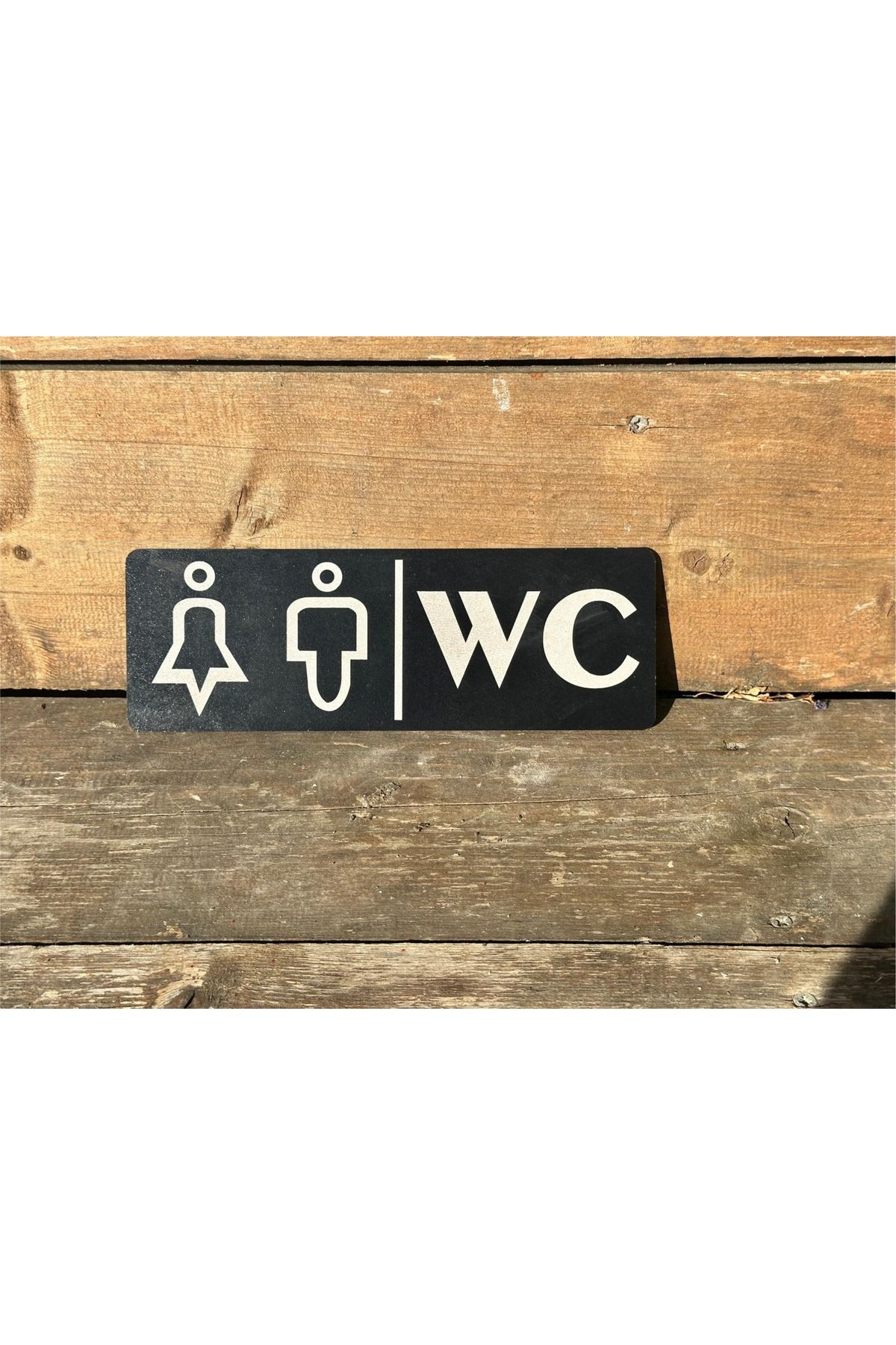 MeyArt Ajans RETRO-DEKORATİF Ahşap BAY-BAYAN WC Yönlendirme Cafe-Ofis-Resmi Kurum