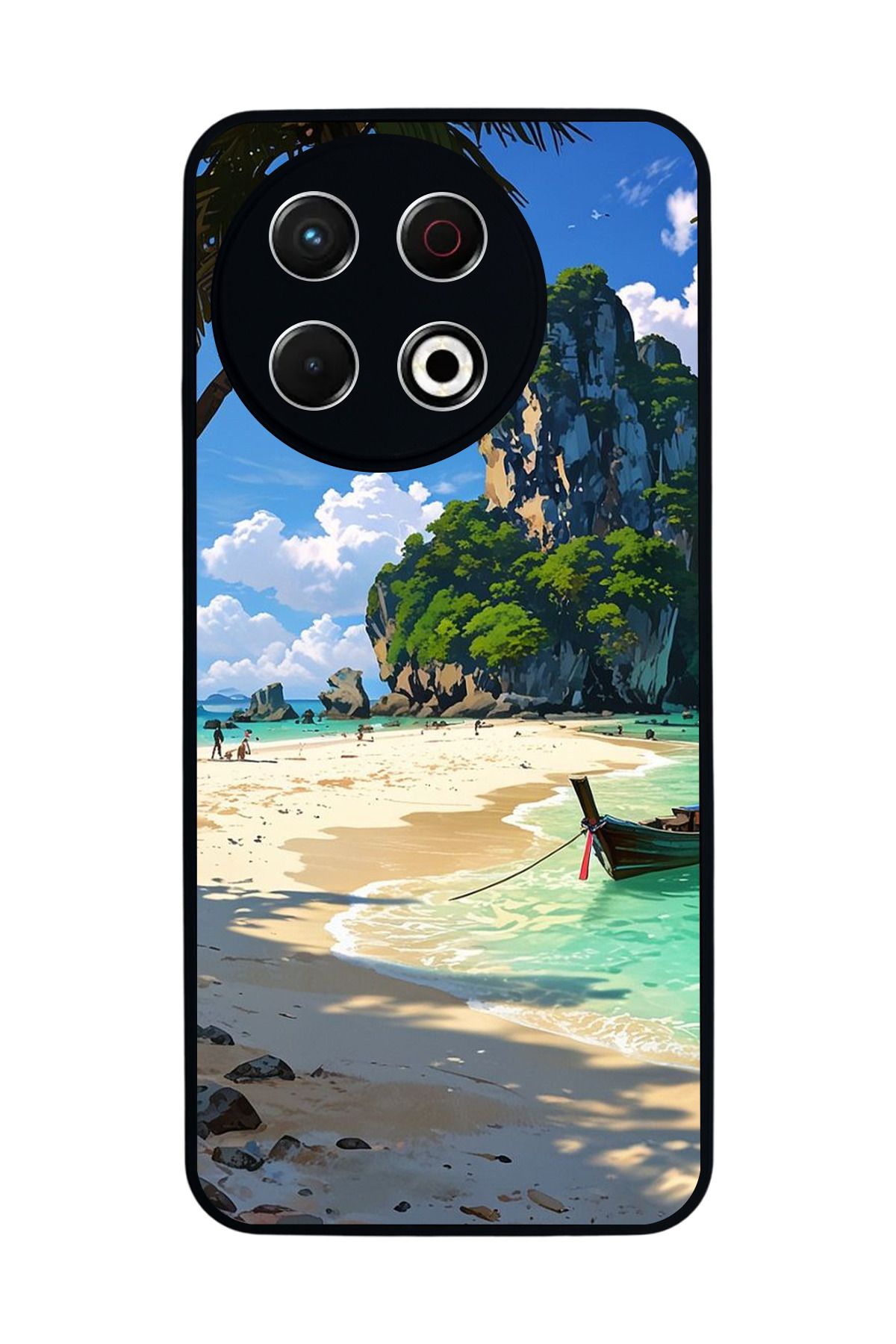 TECNO Spark 30 Pro Mat Siyah Kılıf – Yumuşak Silikon, Koruyucu, Şok Emici Kapak