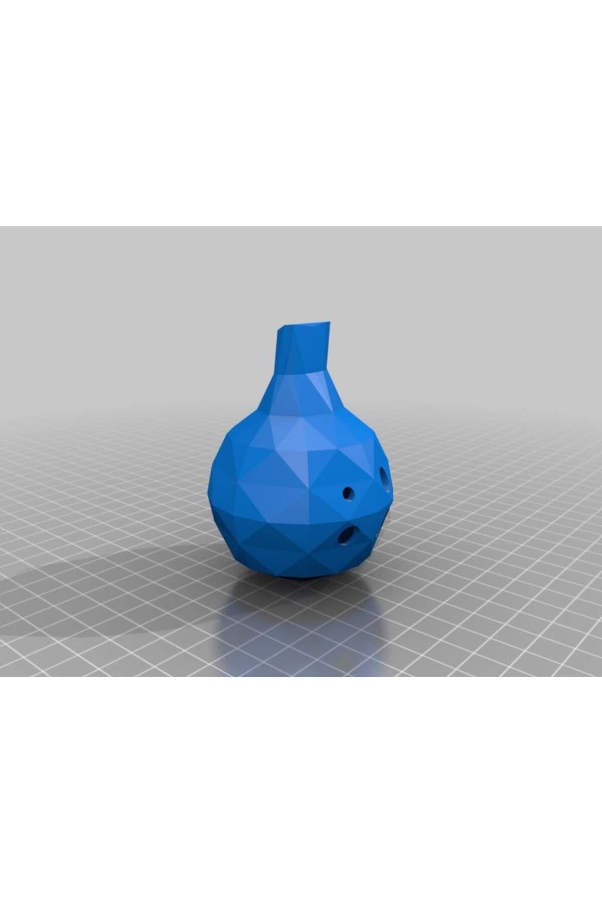 Lucest Geometrik Müzik Enstrümanı Ocarina (Plastik Aparattır!!!)