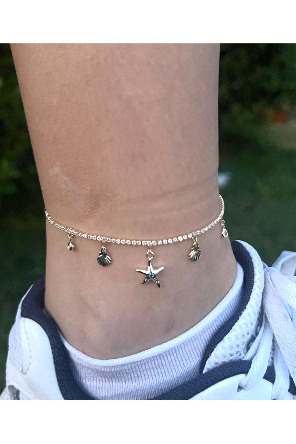 Glowy&Co. Ocean Altın Rengi Kararmaz Çelik Halhal