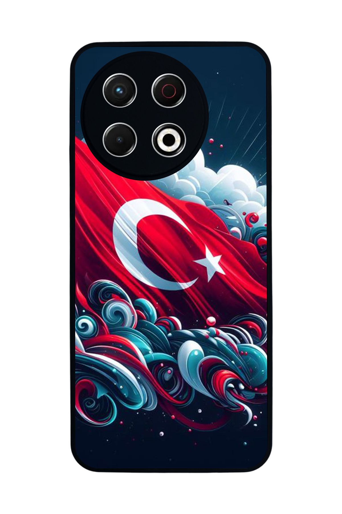 TECNO Spark 30 Pro Mat Siyah Kılıf – Yumuşak Silikon, Koruyucu, Şok Emici Kapak