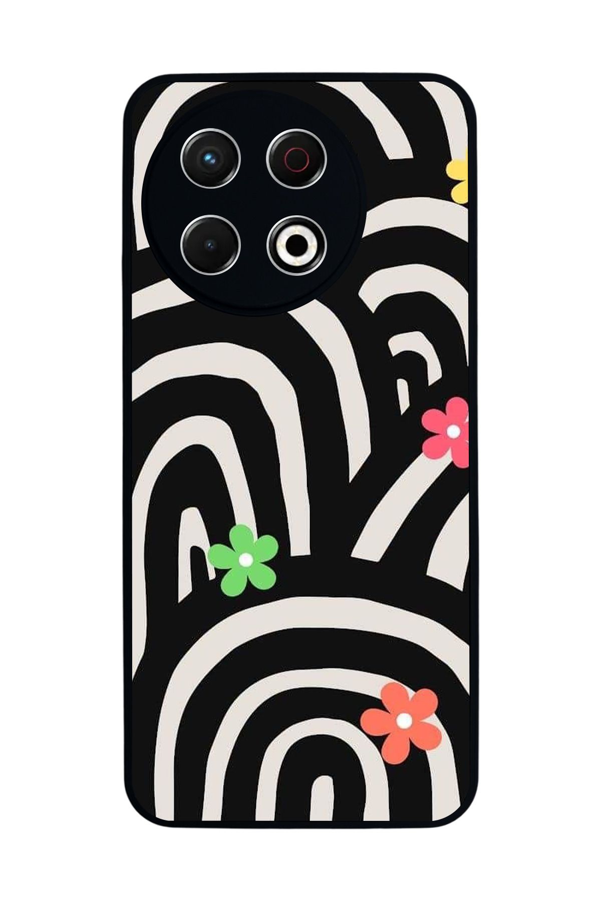 TECNO Spark 30 Pro Mat Siyah Kılıf – Yumuşak Silikon, Koruyucu, Şok Emici Kapak