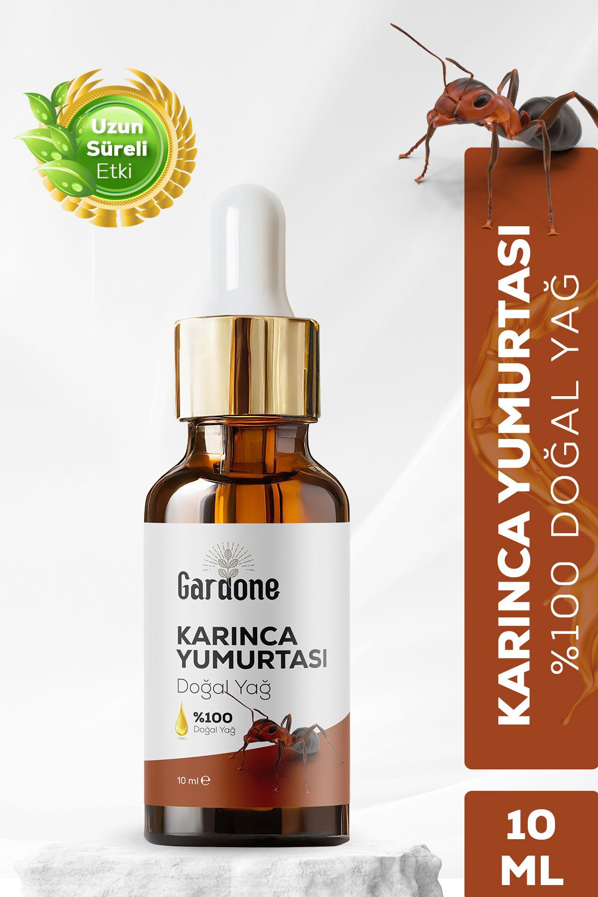 Gardone Karınca Yumurtası Yağı Soğuk Sıkım %100 Saf ve Doğal Ant Egg 10ml