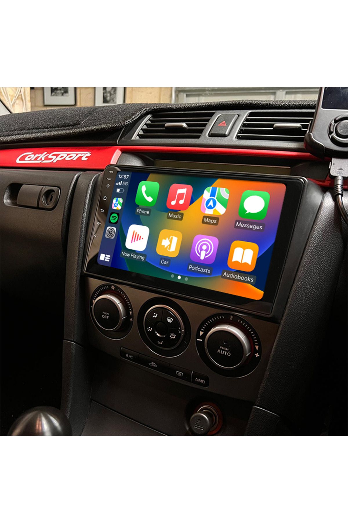 MaxTech-Navigation Mazda 3 2006-2012 dedicated, 4 GB Ram 64 GB Rom OctaCore, Carplay & Android auto, 9" 2