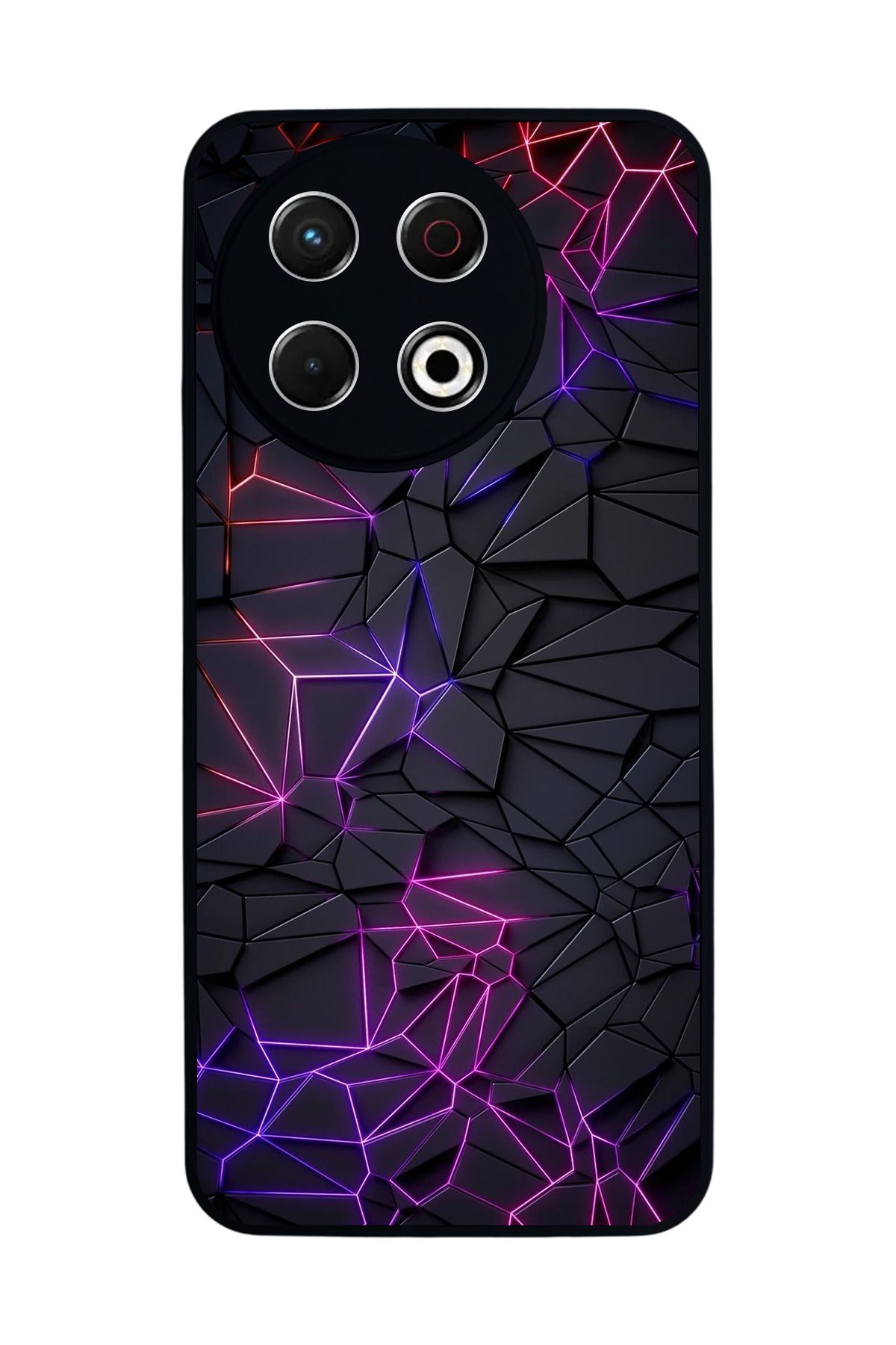 TECNO Spark 30 Pro Mat Siyah Kılıf – Yumuşak Silikon, Koruyucu, Şok Emici Kapak