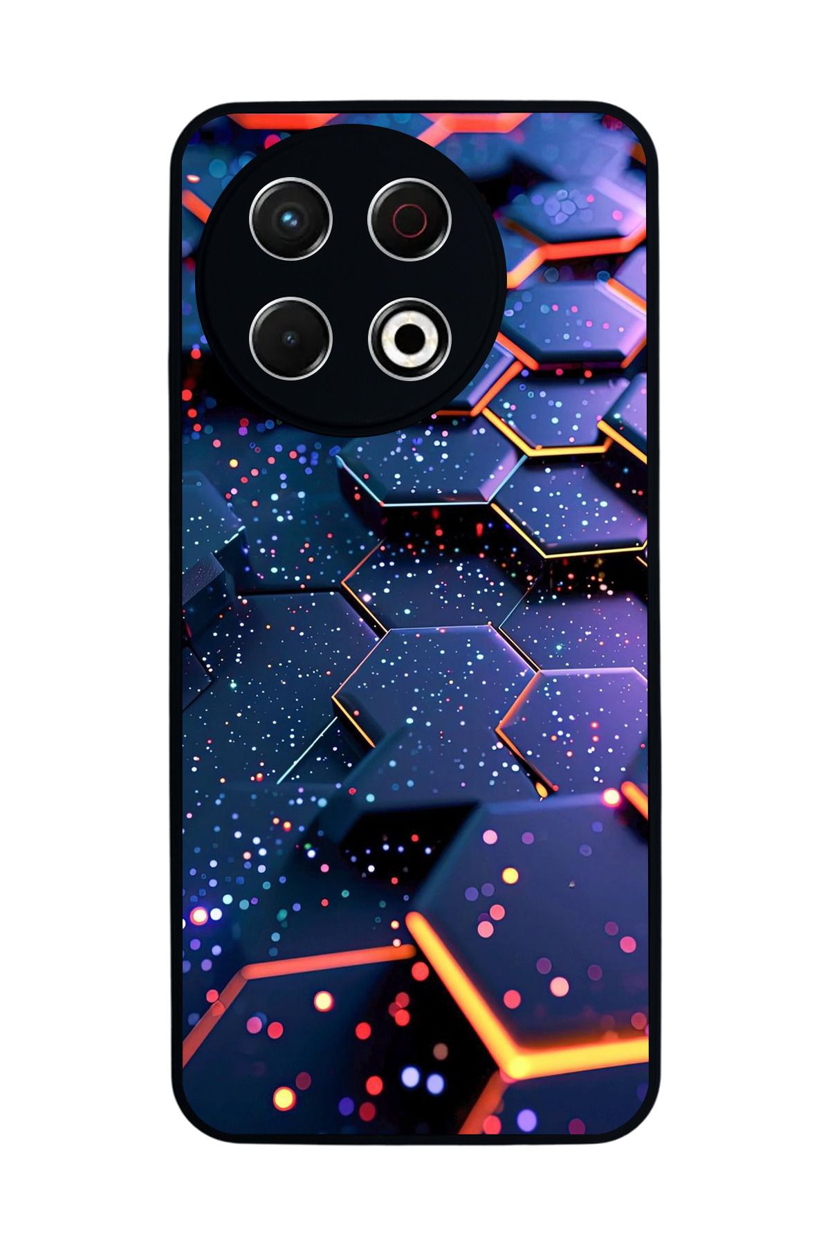 TECNO Spark 30 Pro Mat Siyah Kılıf – Yumuşak Silikon, Koruyucu, Şok Emici Kapak