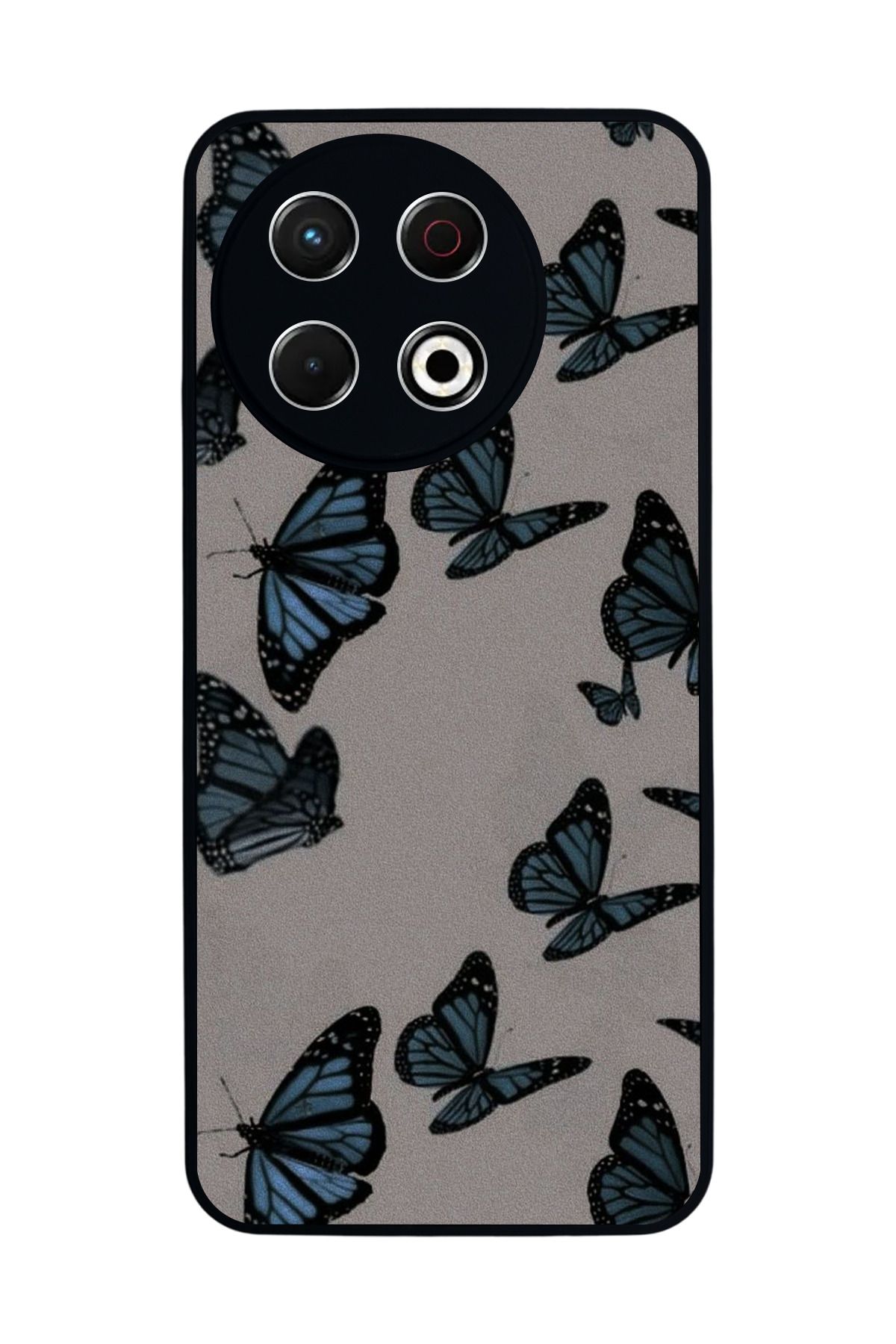 TECNO Spark 30 Pro Mat Siyah Kılıf – Yumuşak Silikon, Koruyucu, Şok Emici Kapak