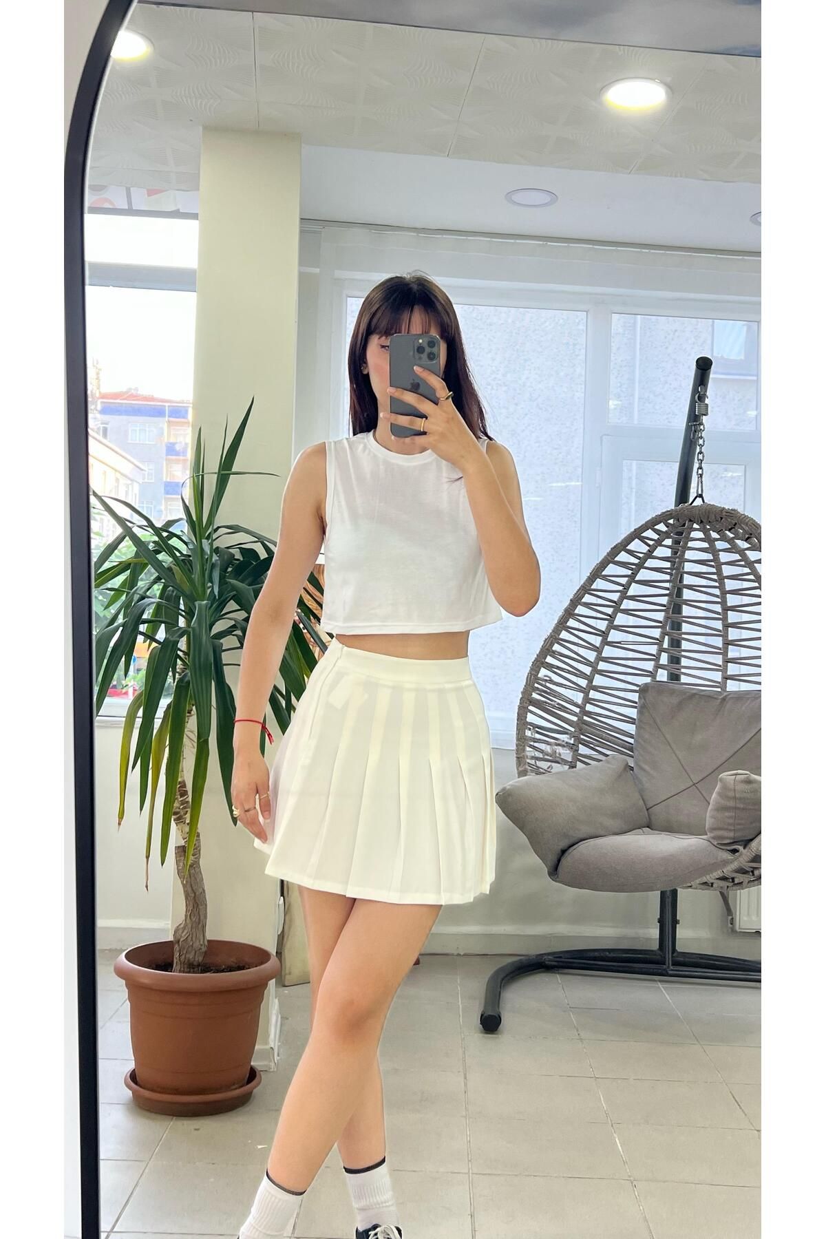 Bero Butik Askılı Sıfır Kol Crop